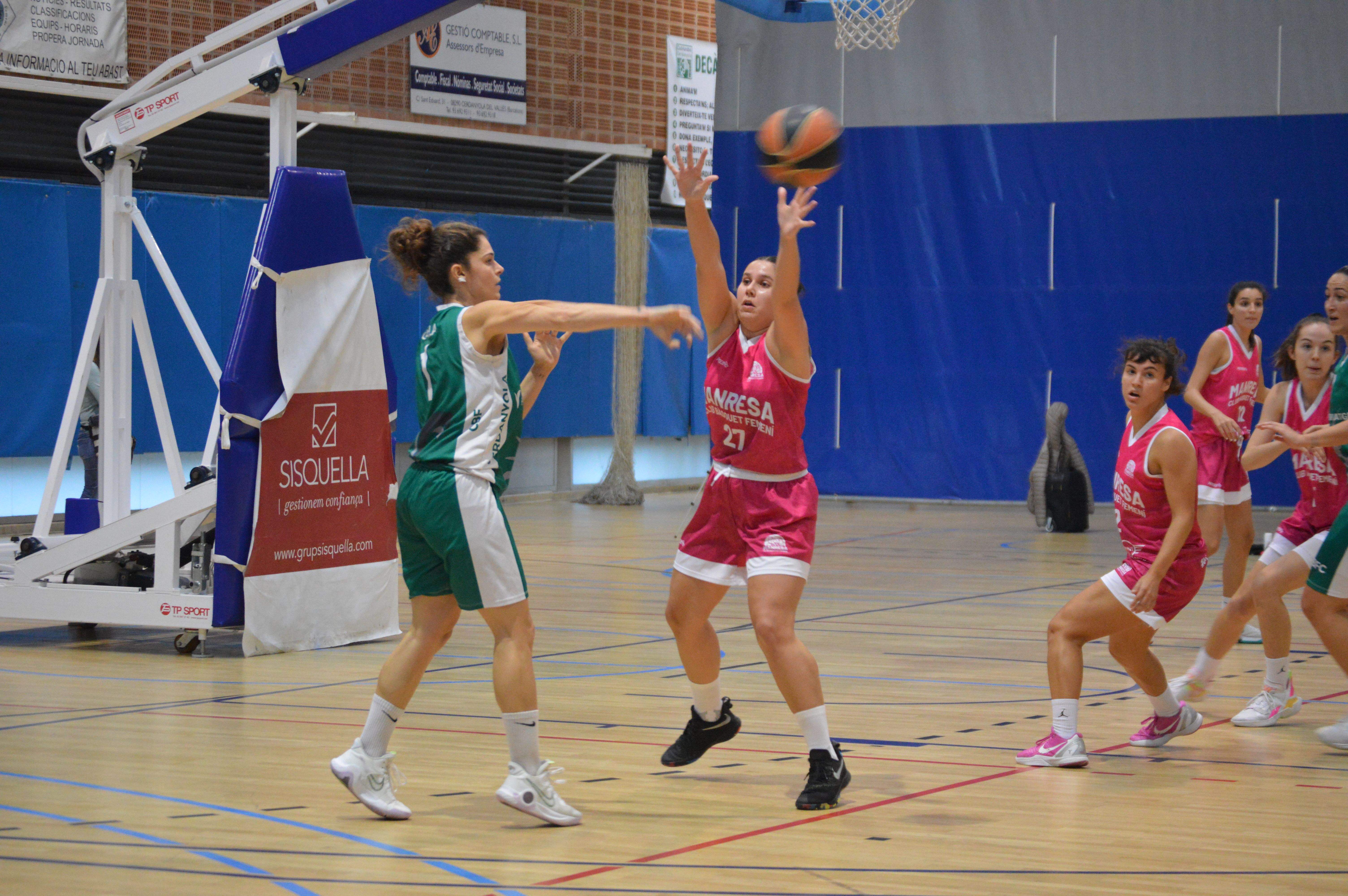 El Club Bàsquet Cerdanyola en un partit de Copa Catalunya. FOTO: Nora Muñoz Otero
