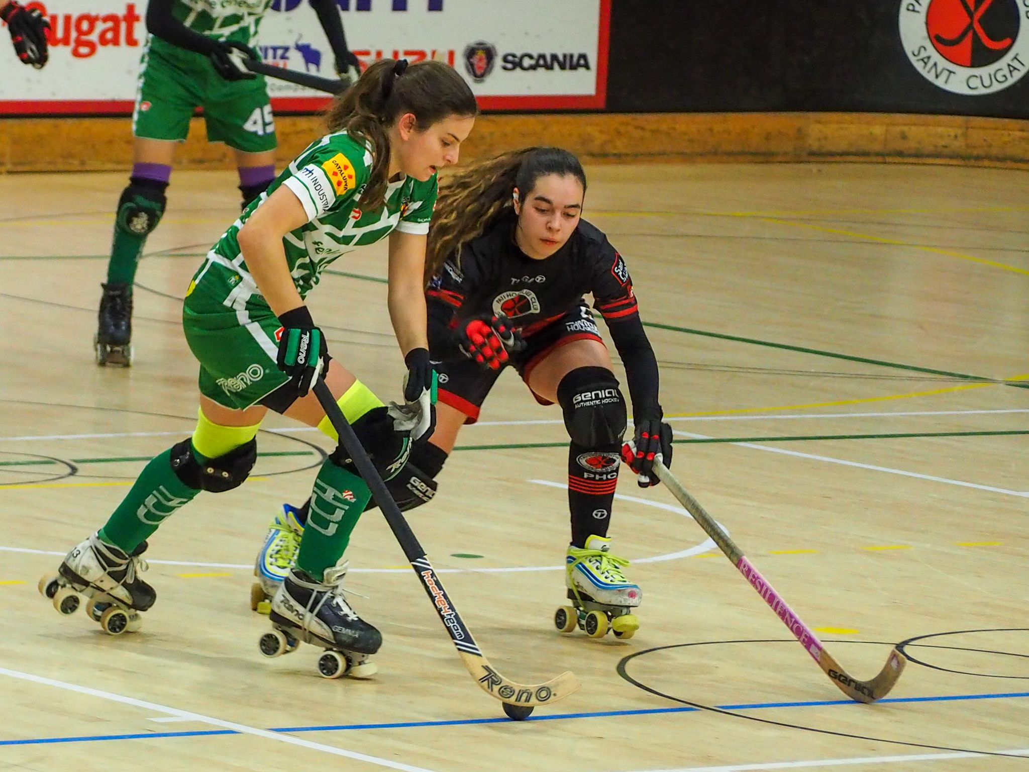 Cerdanyola Club d'Hoquei contra el PHC Sant Cugat. FOTO: Mónica García Moreno