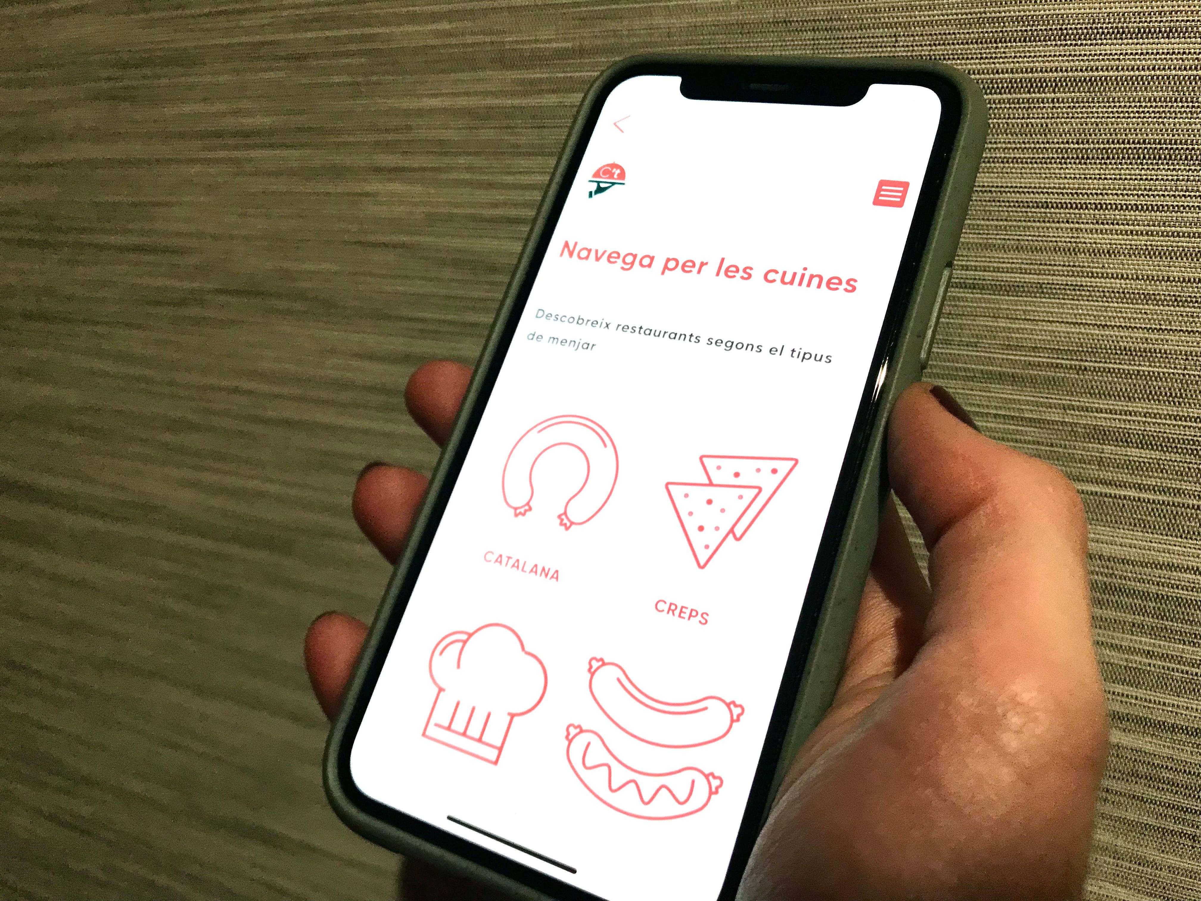 Portada de l'App de l'hostaleria cerdanyolenca. 