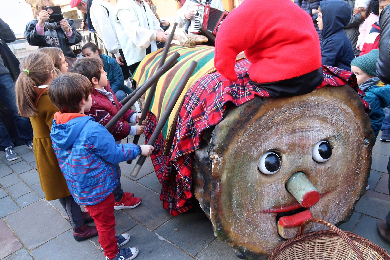 Una de les activitats serà un Tió Gegant. FOTO: Lali Álvarez