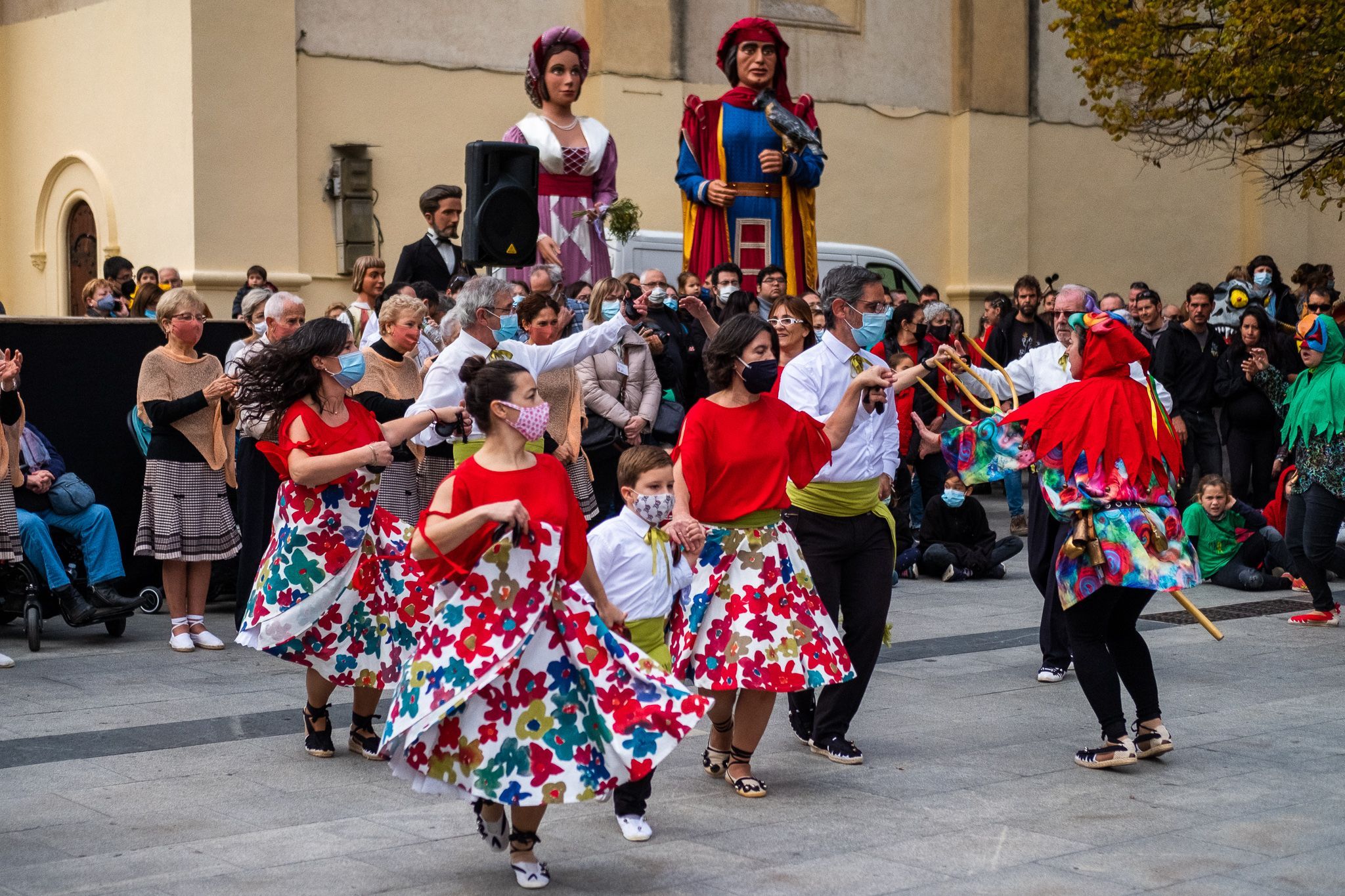 La Festa Major de Sant Martí reviu després d'un any sense celebrar-se. FOTO: Ale Gómez