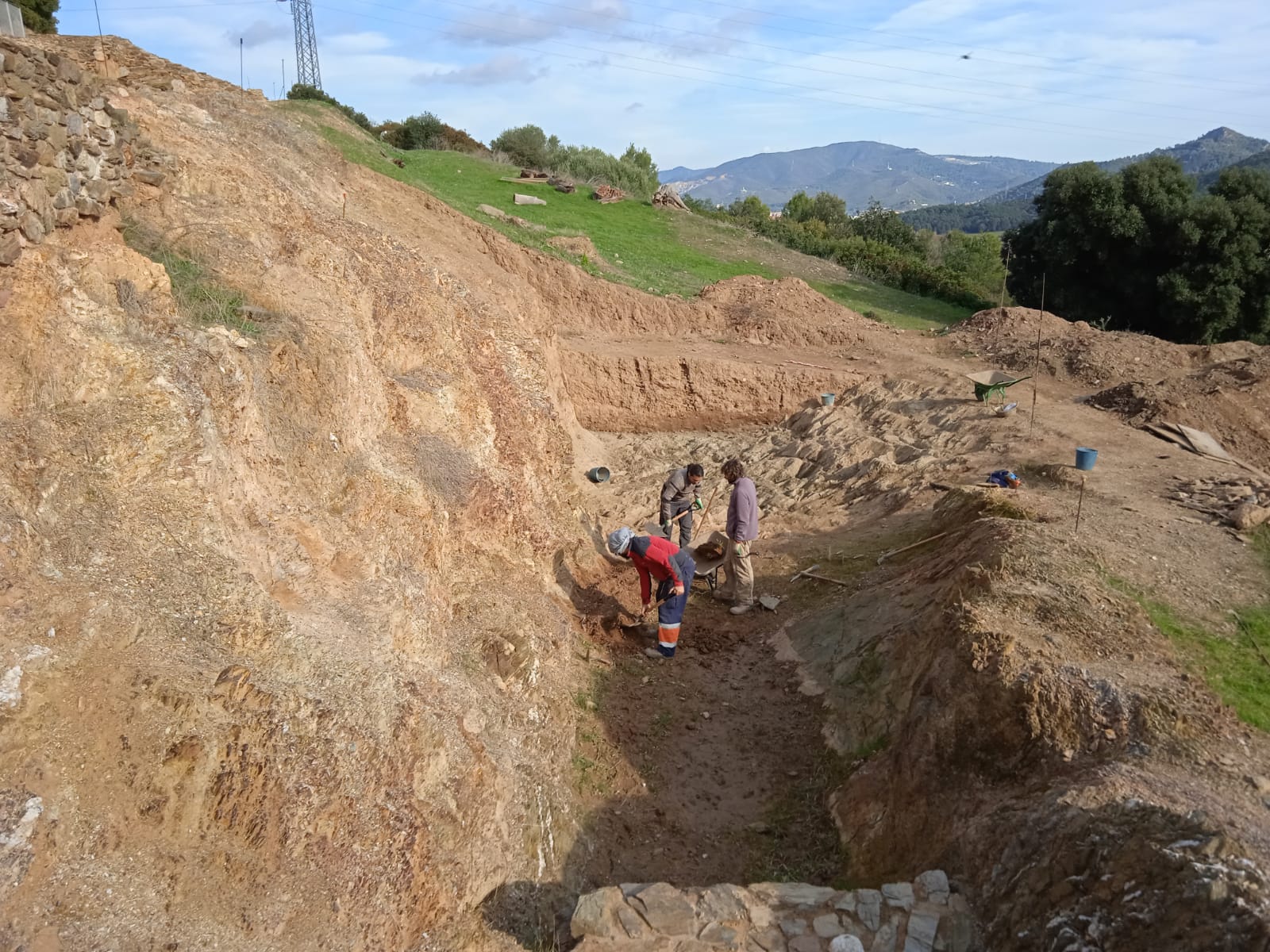 Excavacions al jaciment de Ca n'Oliver. FOTO: Ajuntament de Cerdanyola