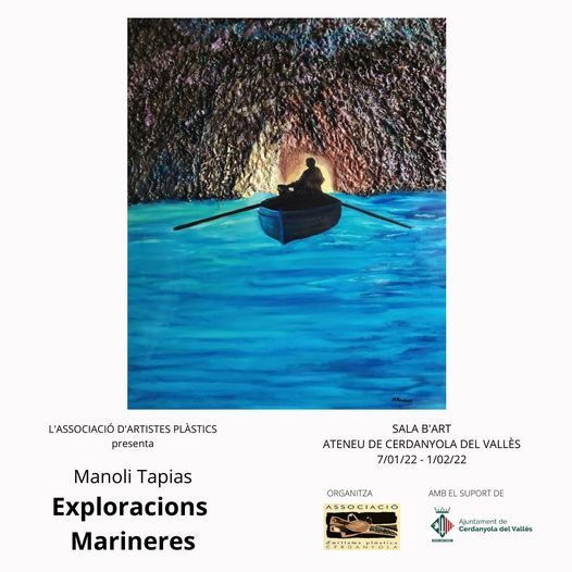 Cartell de l'exposició de Manoli Tapias. 