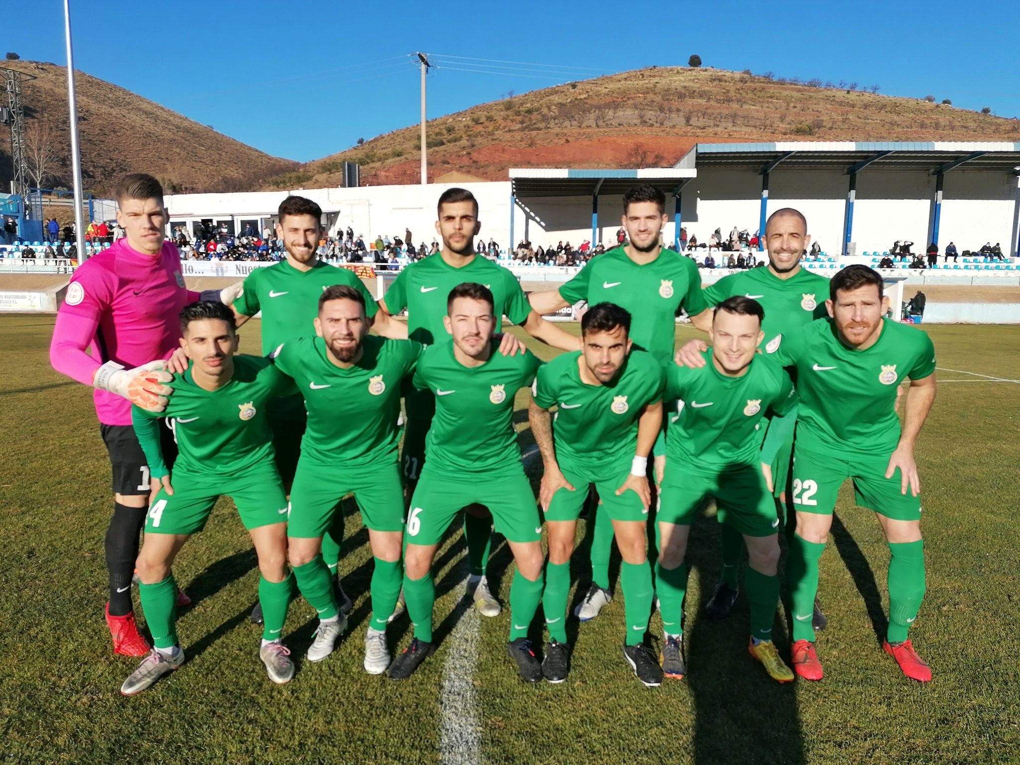 El Cerdanyola FC a Brea d'Aragó. FOTO: xarxes socials club