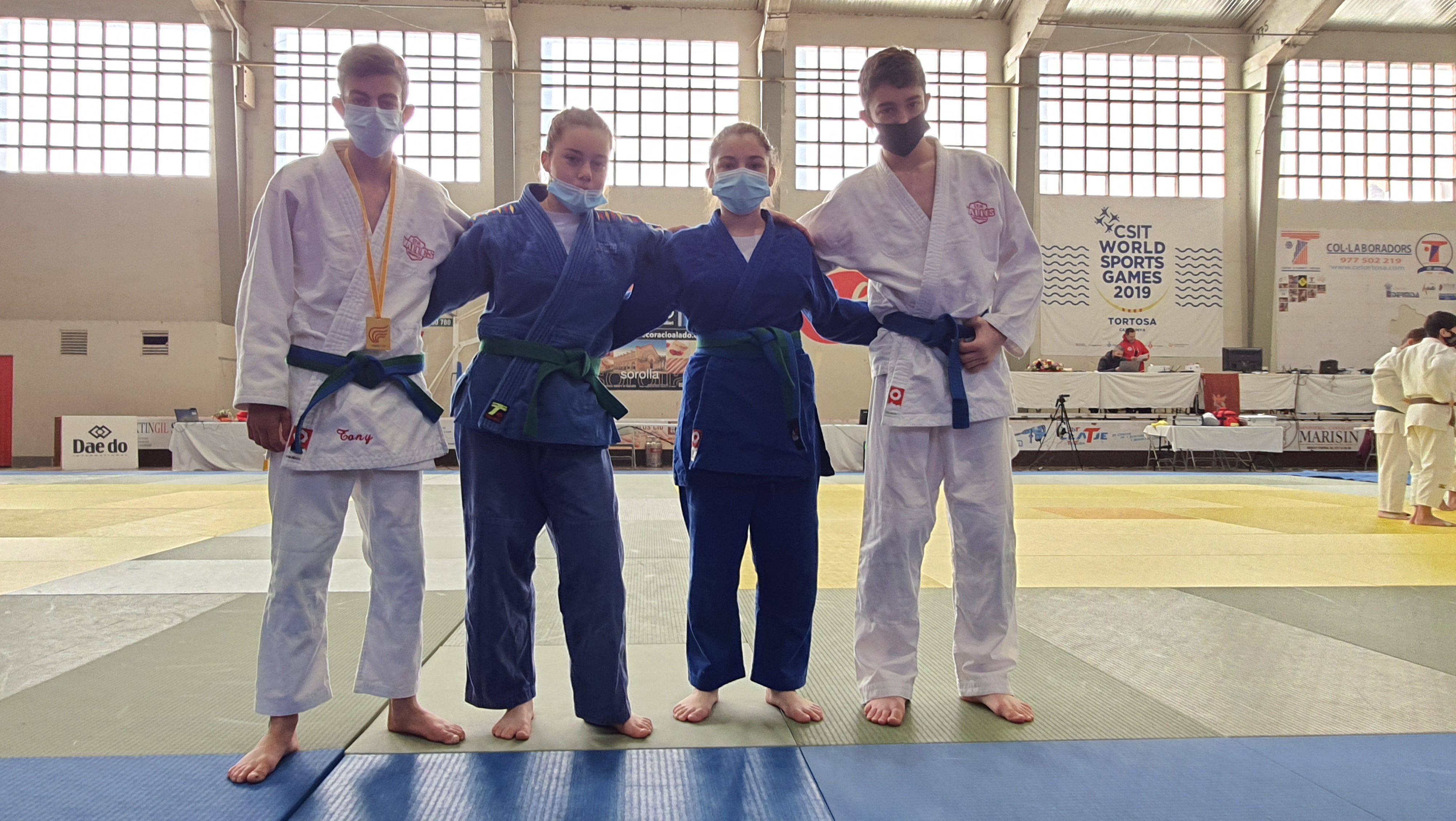 Judokes del Gym Vallès a la Copa d'Espanya infantil. FOTO: Cedida