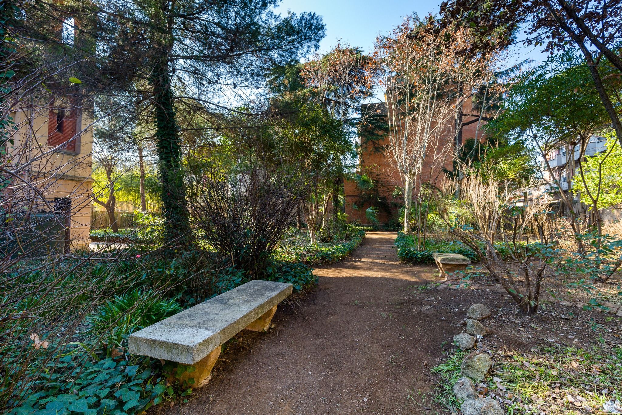 Una part del jardí de la Torre Can Llopis. FOTO: Núria Puentes (Ajuntament de Cerdanyola)