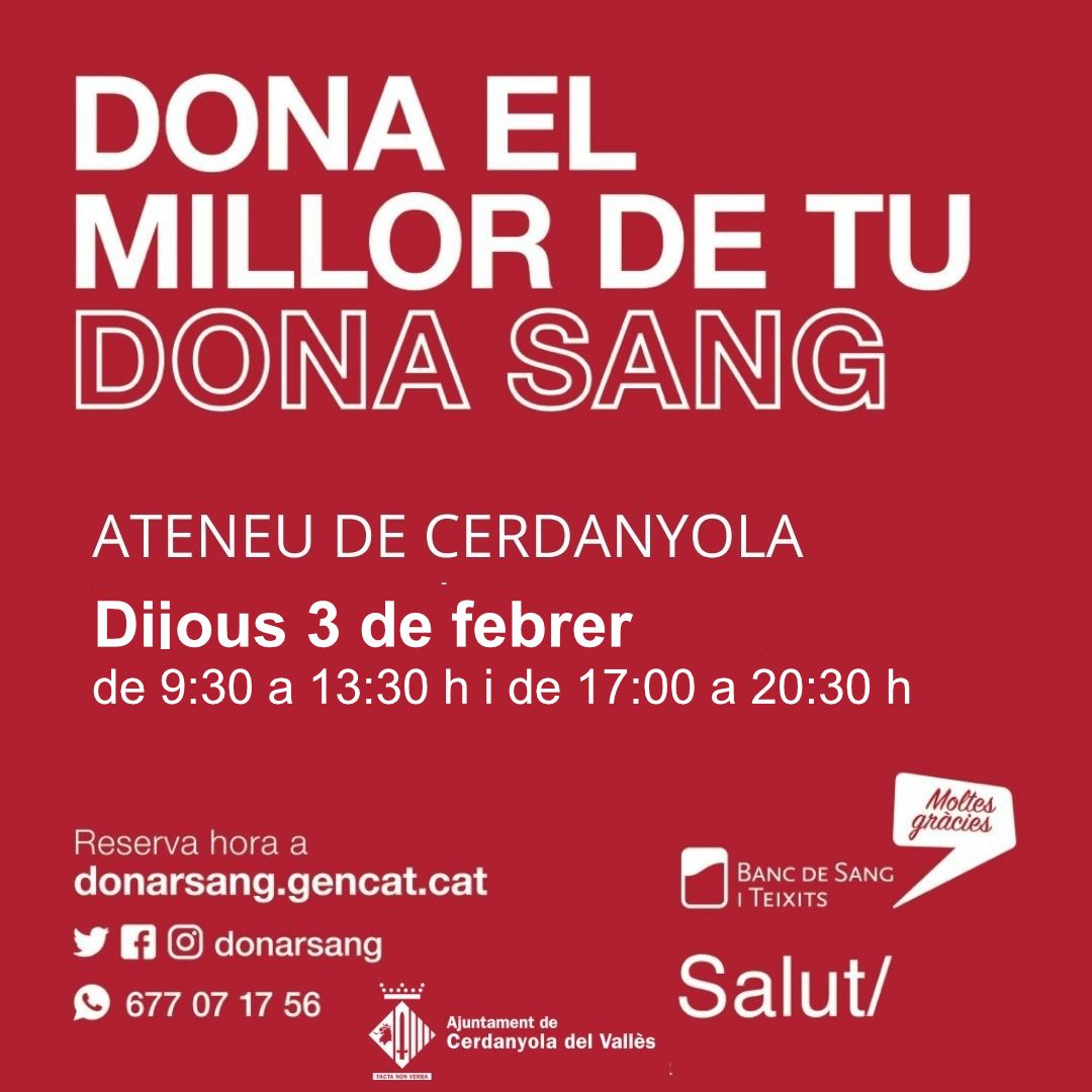 donacio sang 3 febrer donacio sang 3 febrer