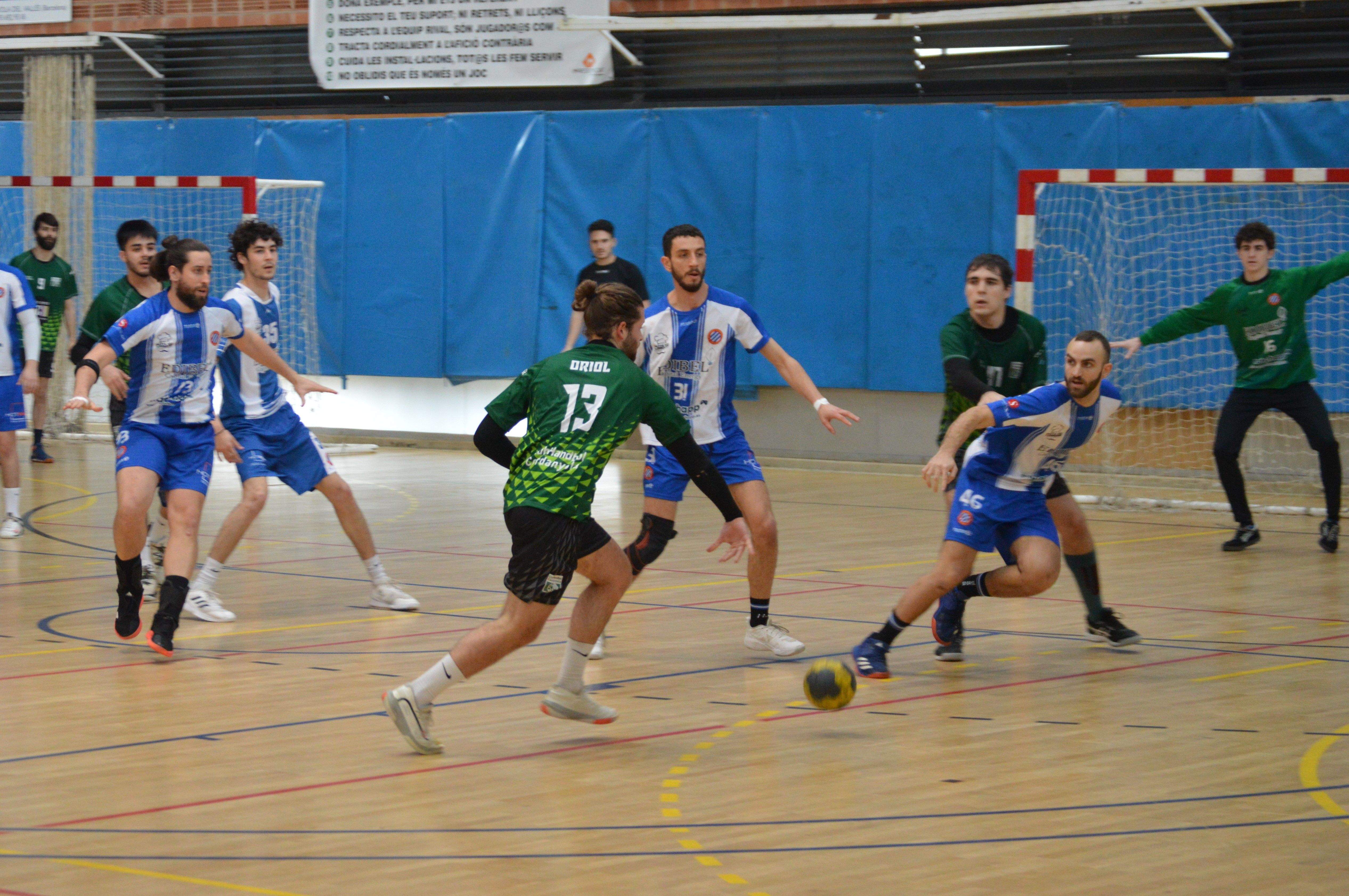 Sènior masculí del Club Handbol Cerdanyola. FOTO: Nora Muñoz Otero