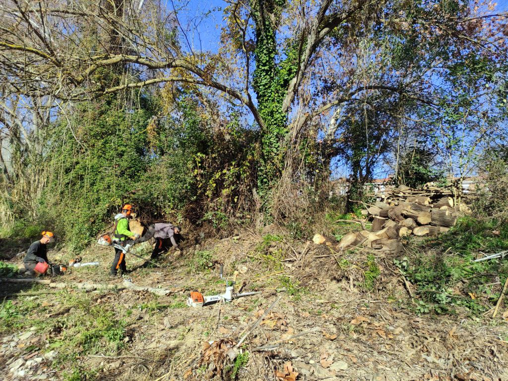 Obres a la riera de Sant Cugat. FOTO: Ajuntament de Cerdanyola Obres a la riera de Sant Cugat. FOTO: Ajuntament de Cerdanyola