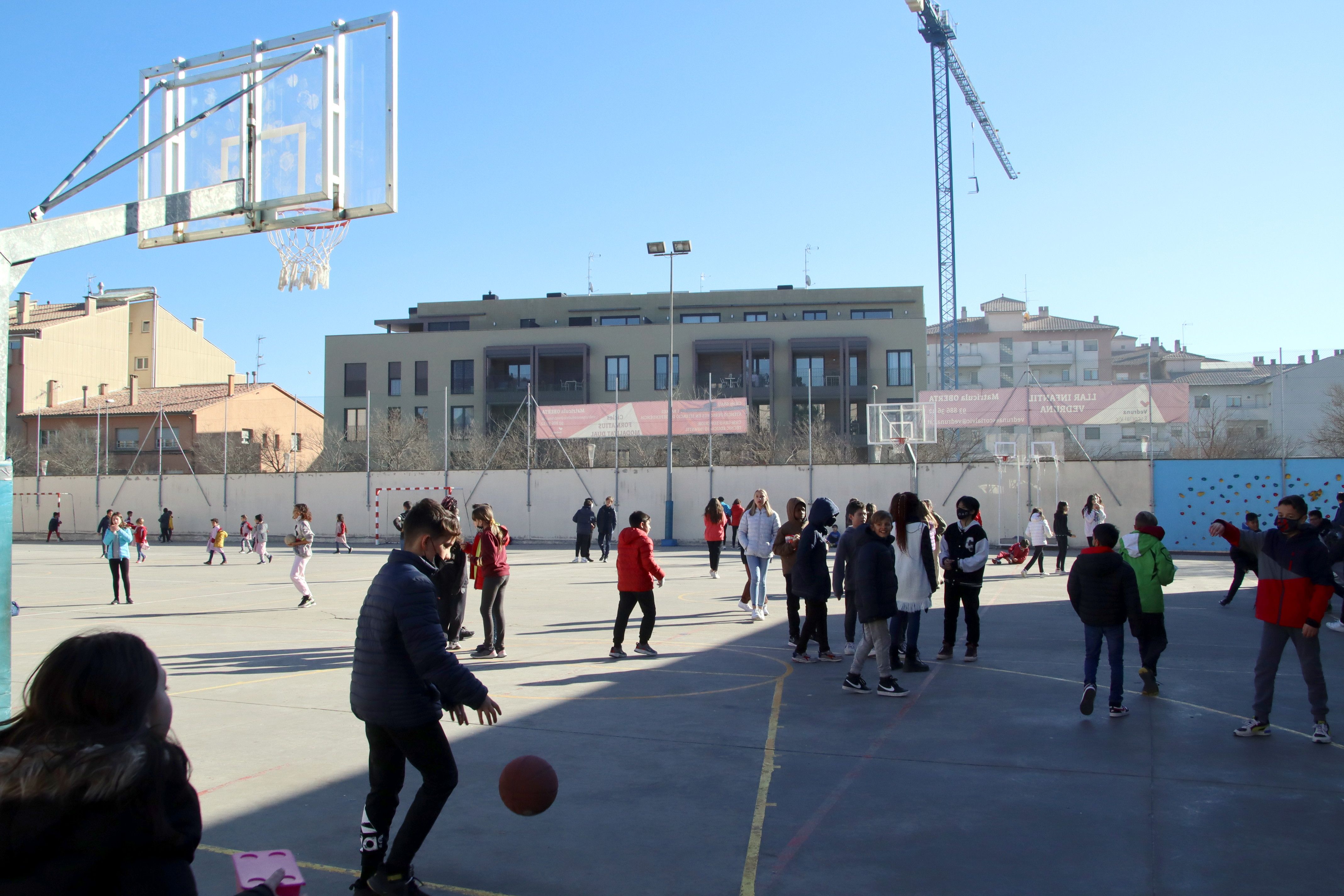 El pati d'una escola. FOTO: ACN