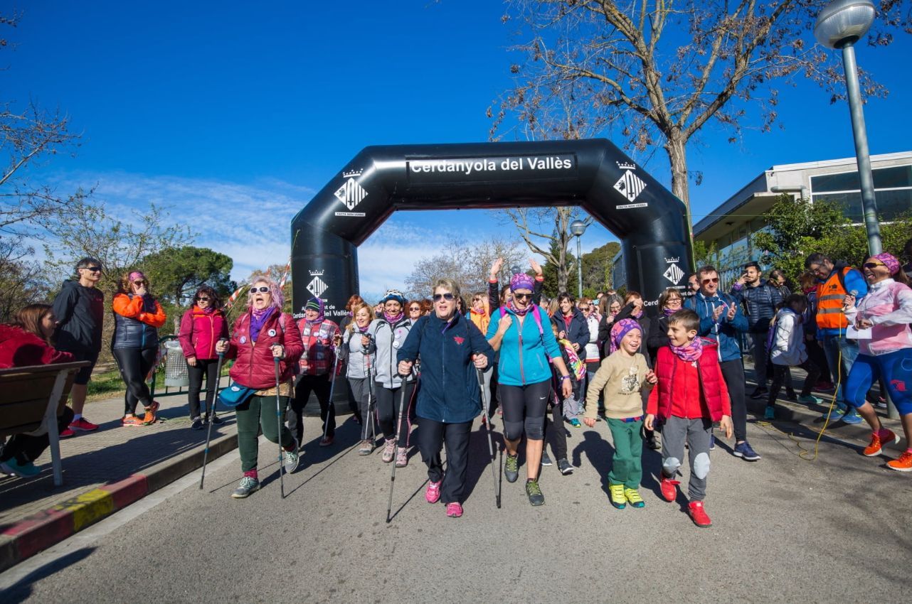 Primera edició de la Cursa-Caminada Feminista. FOTO: Ajuntament de Cerdanyola