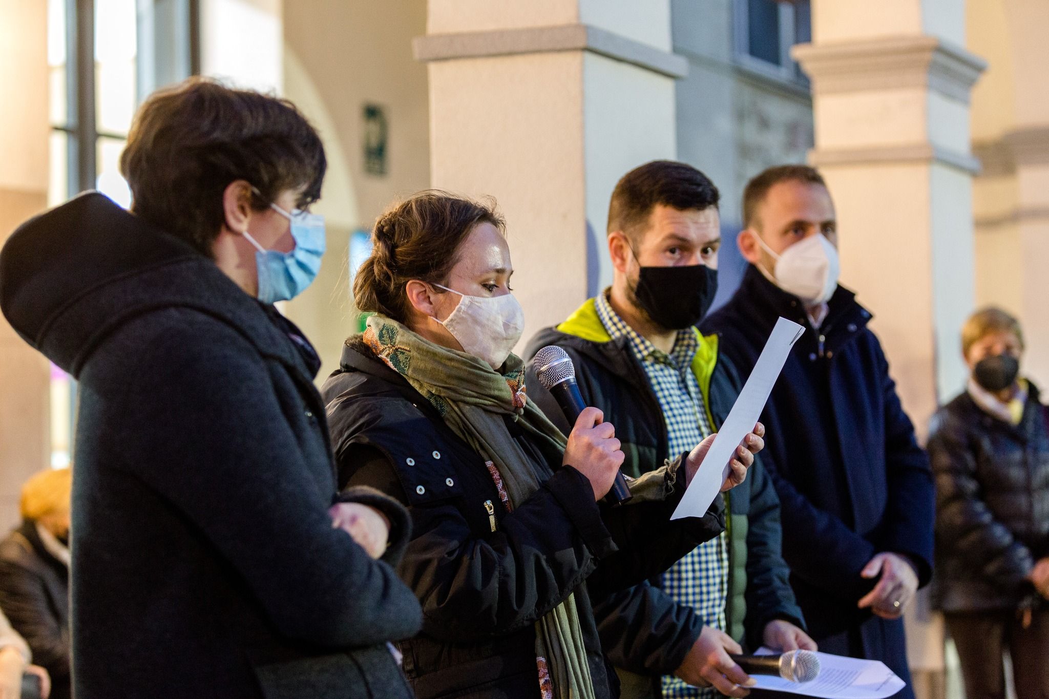 Veïns i veïnes de Cerdanyola amb origen ucraïnès han explicat les seves experiències. FOTO: Núria Puentes (Ajuntament de Cerdanyola)