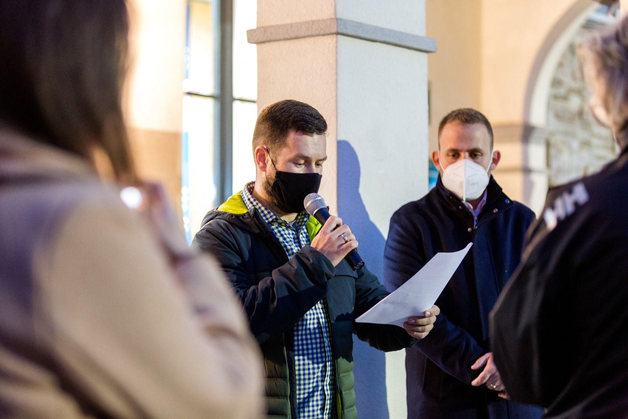 Veïns i veïnes de Cerdanyola amb origen ucraïnès han explicat les seves experiències. FOTO: Núria Puentes (Ajuntament de Cerdanyola)