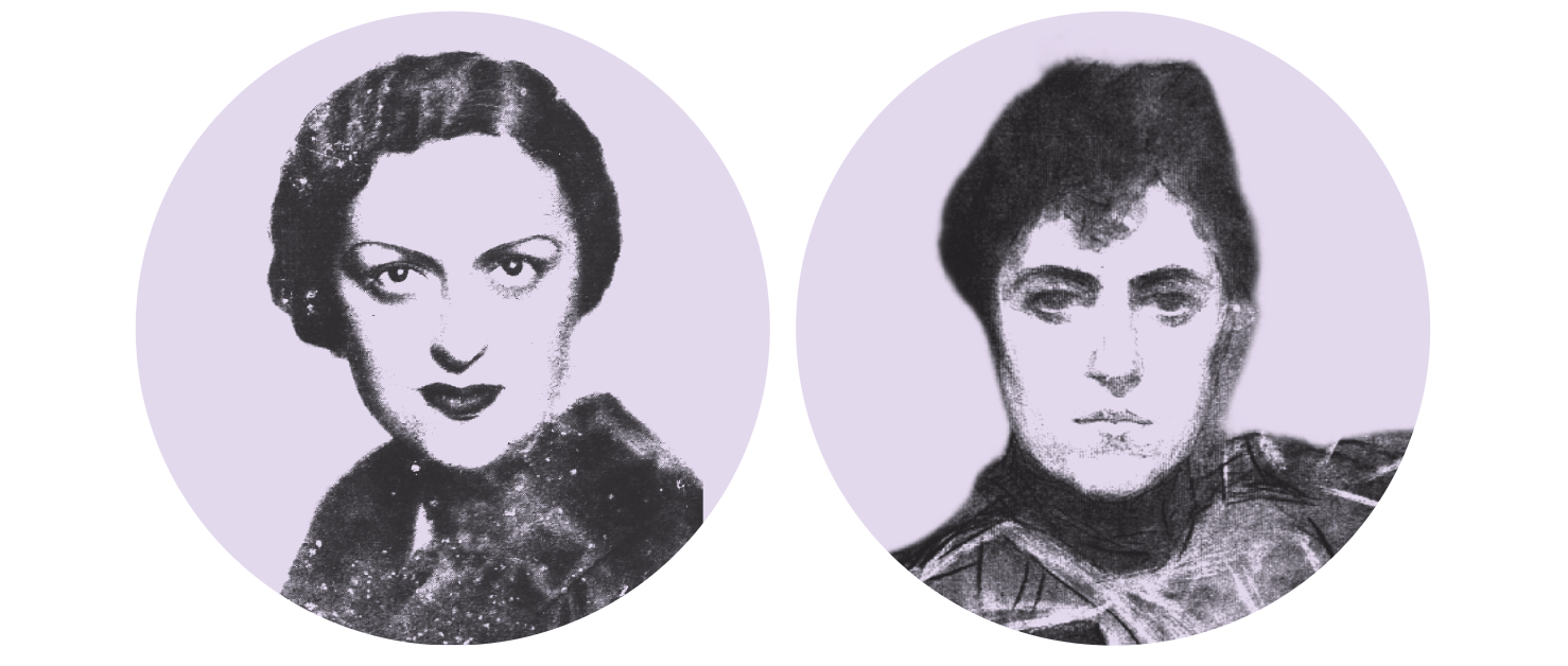 Cecília A. Màntua i Caterina Albert. 