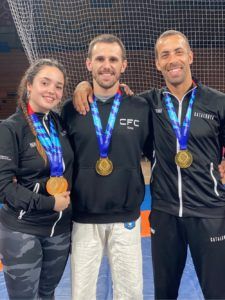 3 cerdanyolencs del Cerdanyola Fight Club són campions d'Espanya de lluita. FOTO: Xarxes socials