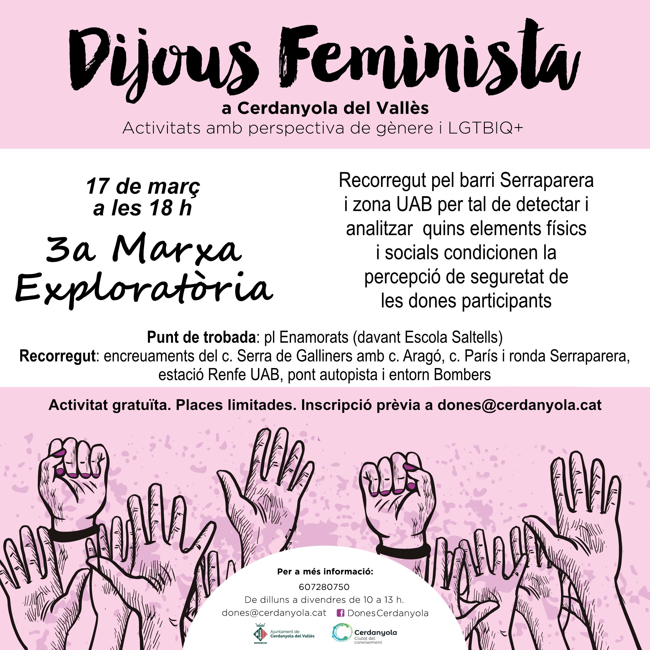 Dijous feminista marxa exploratòria Dijous feminista marxa exploratòria