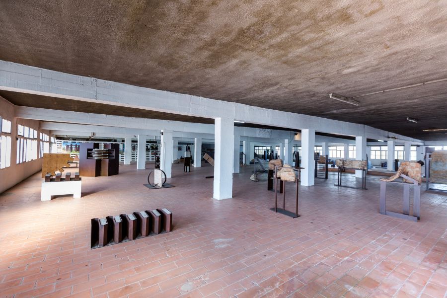 Visita al taller Elisa Arimany. FOTO. Ajuntament de Barcelona