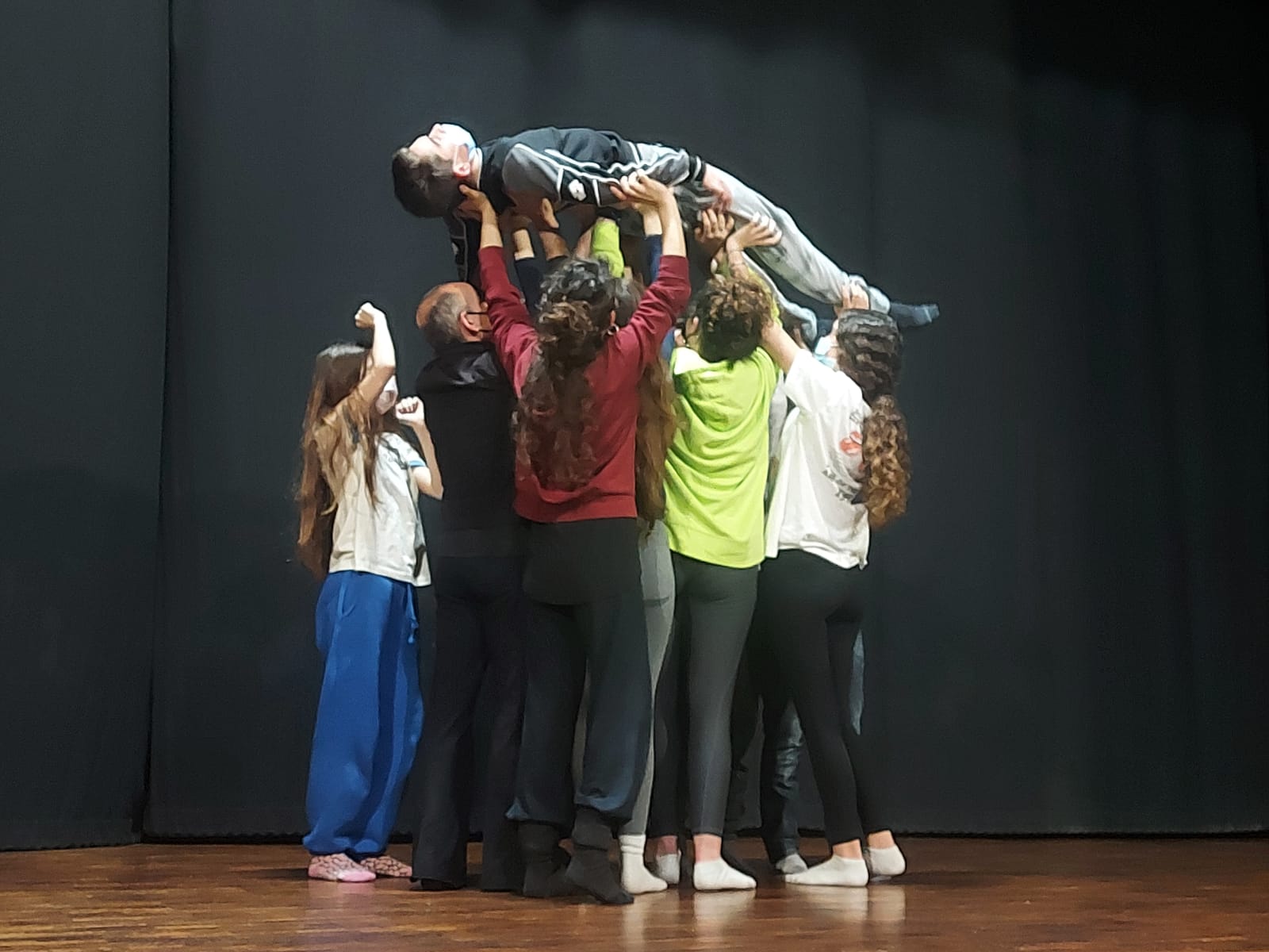 Una de les classes de l'Aula de Teatre. FOTO: Cedida