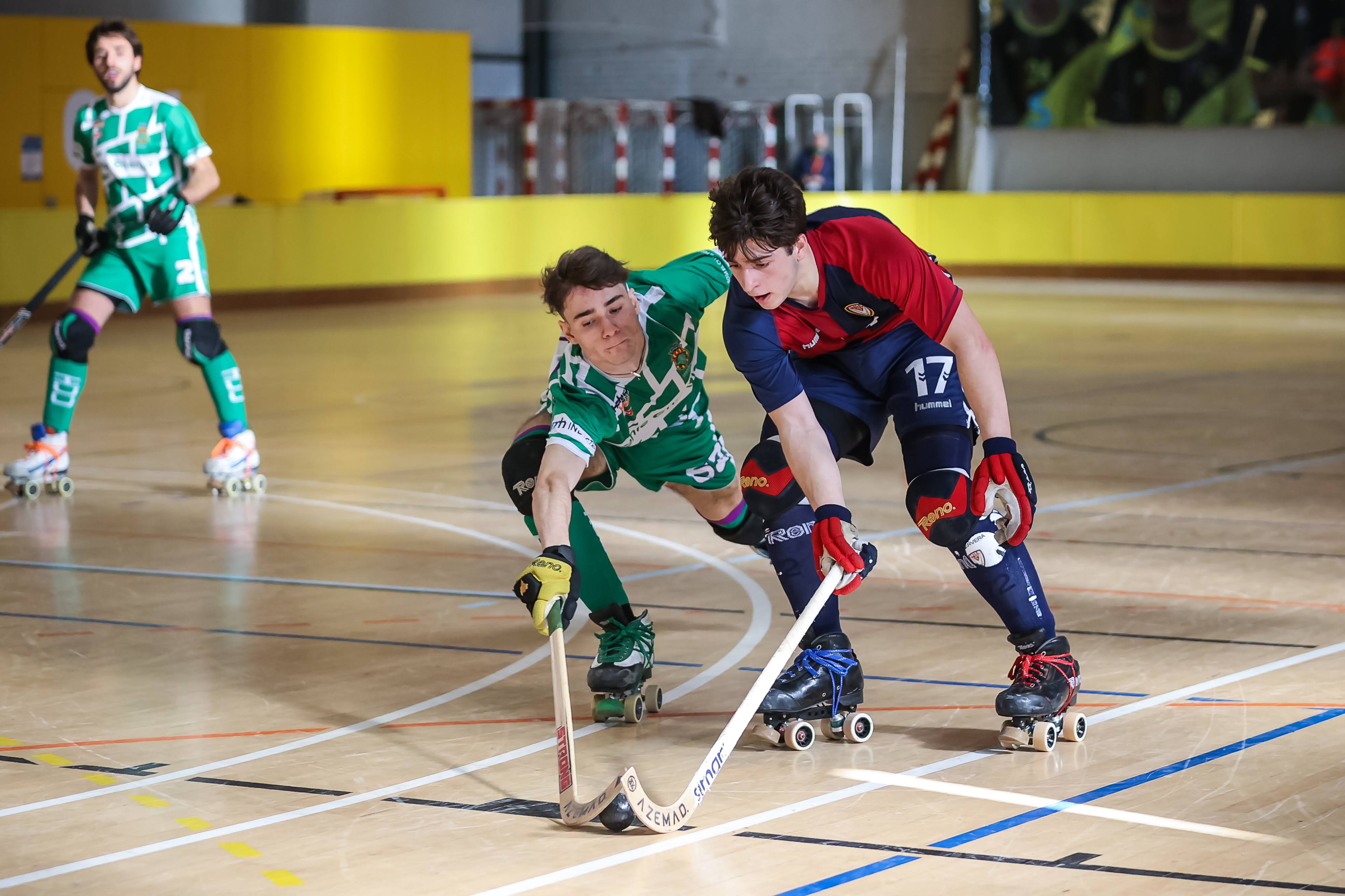 El Cerdanyola Club d'Hoquei en la final de la Copa Generalitat. FOTO: Svetlana Akimova