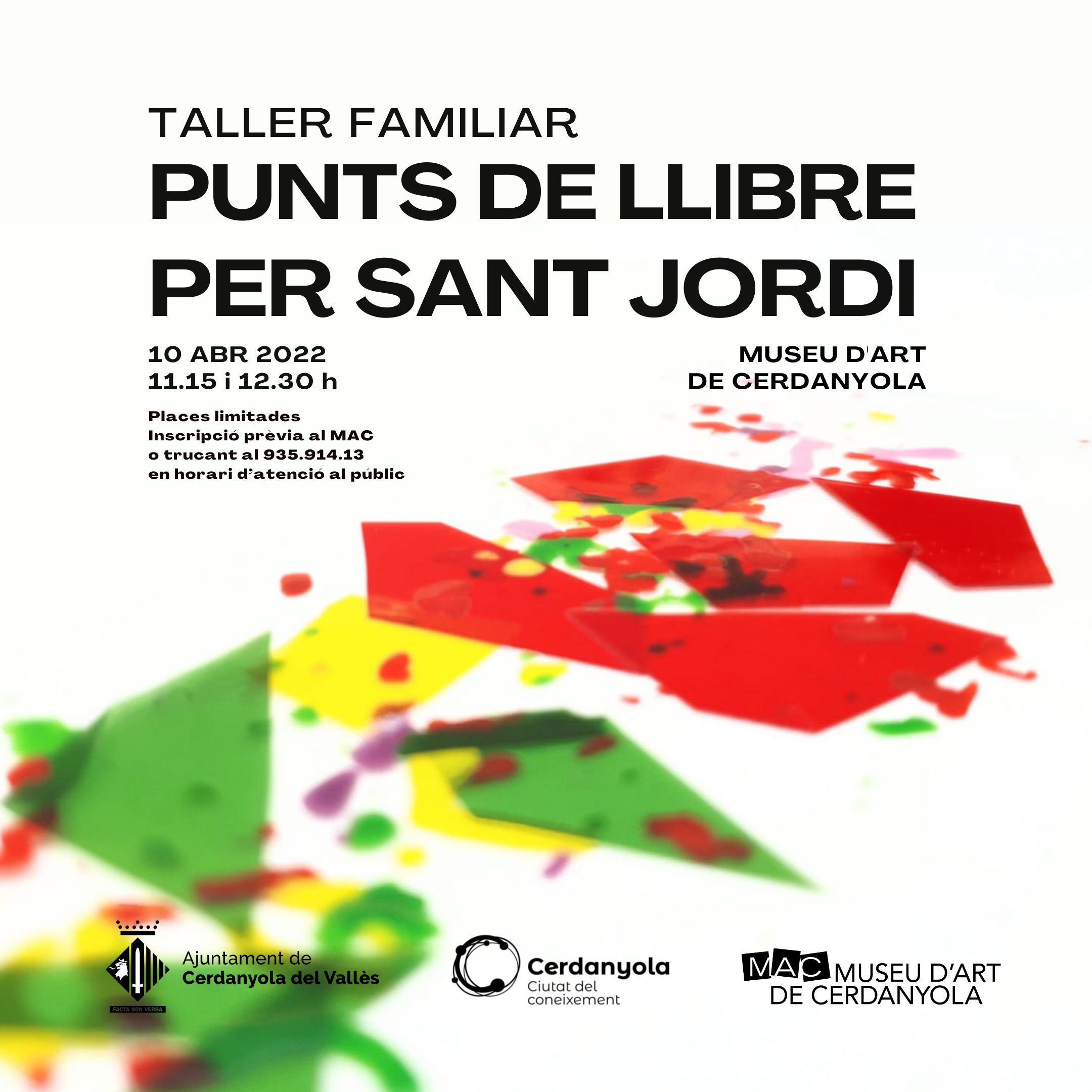 Taller punts de llibre per Sant Jordi al MAC