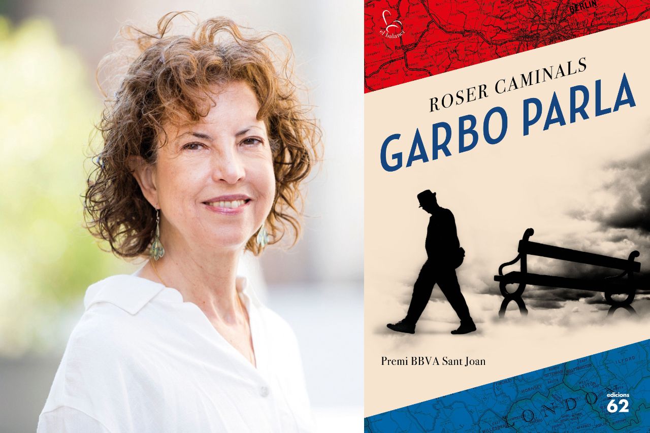 Roser Caminals al Cafè amb lletres d'abril. FOTO. Berta Tiana