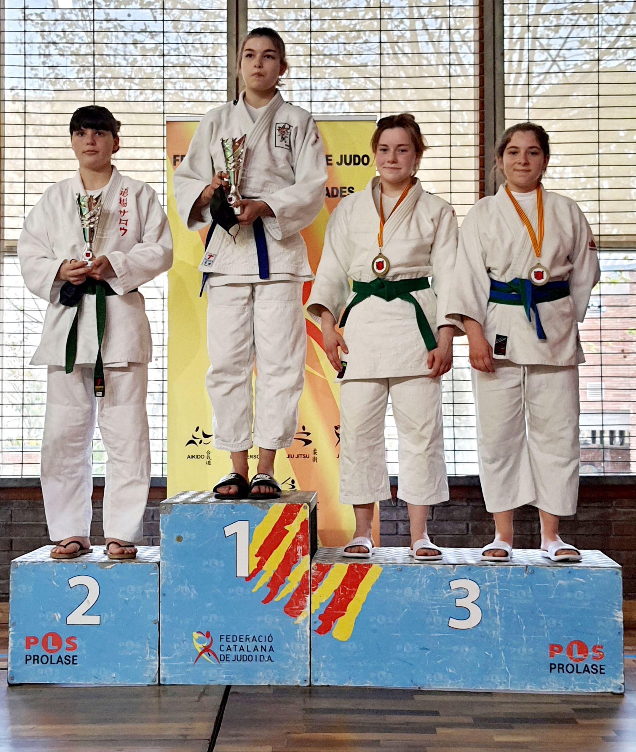 Elena Enrique i Ainara Rodríguez (Gym Vallès) en la 3a posició. FOTO: Cedida