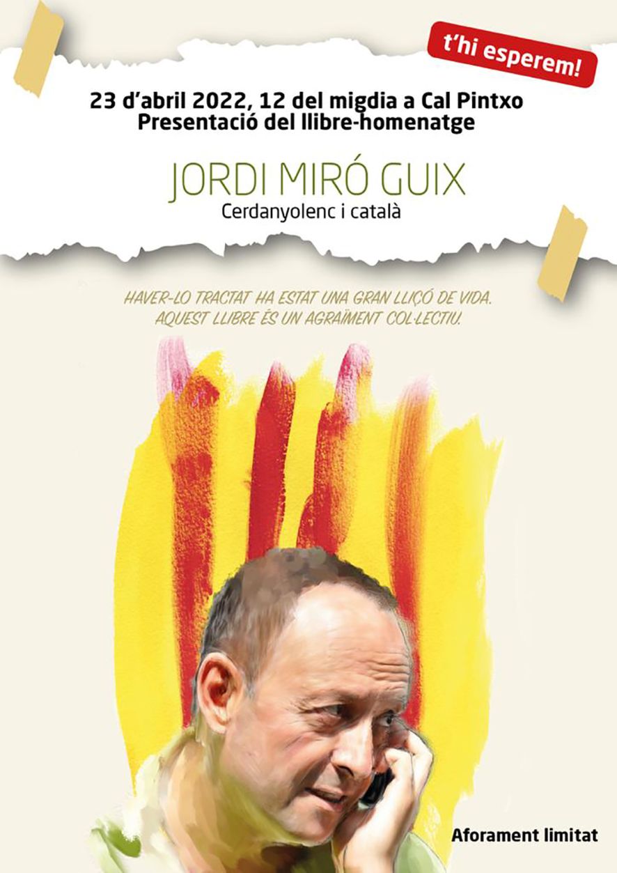  Presentació del llibre homenatge a Jordi Miró. FOTO. Cedida