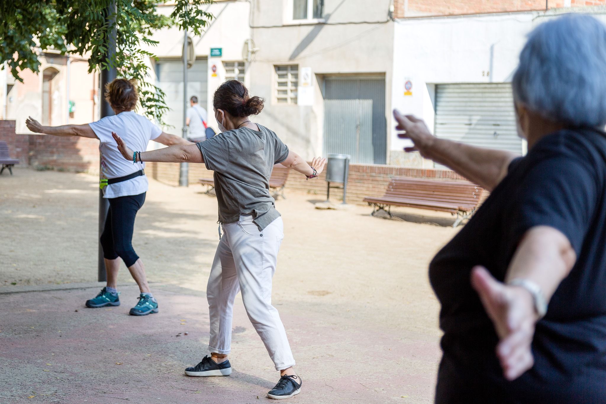 Una activitat del programa d'estiu per a gent gran. FOTO: Núria Puentes (Ajuntament de Cerdanyola)