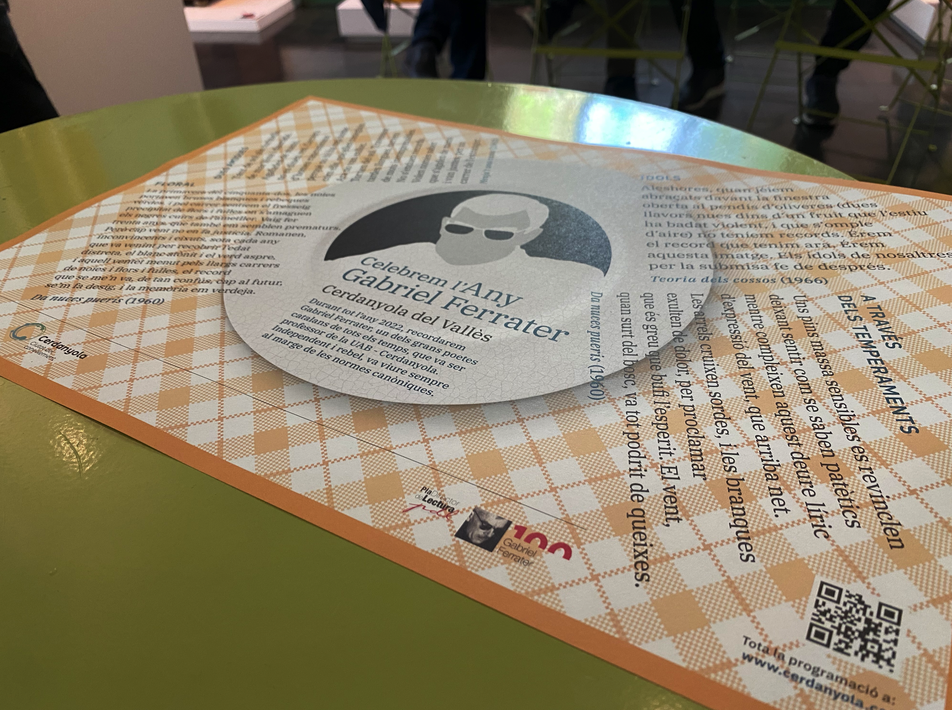 Estovalles de Gabriel Ferrater que se serviran als restaurants de Cerdanyola. FOTO: Mónica GM