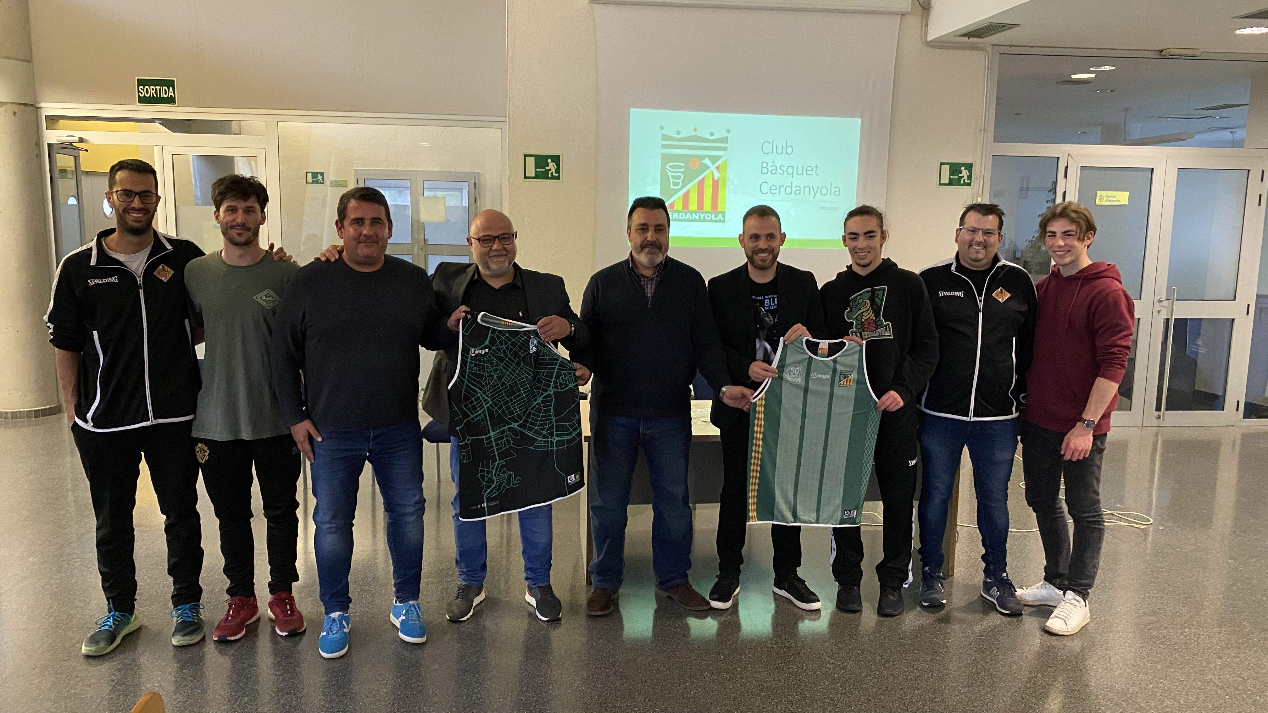 Presentació dels actes de celebració dels 50 anys del Club Bàsquet Cerdanyola. FOTO: Mónica GM