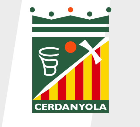 Nou escut del Club Bàsquet Cerdanyola.
