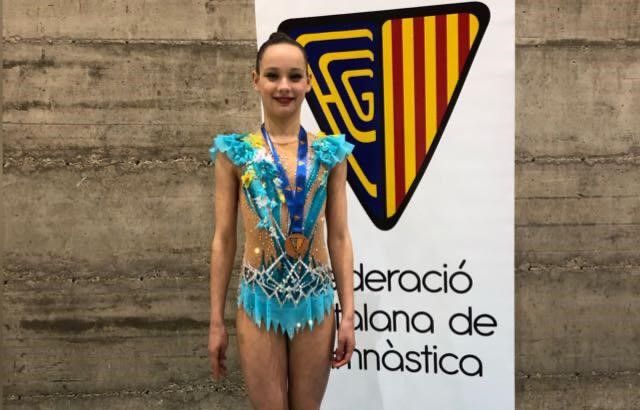 Angelica Kolosov del Club Gimnàstica Rítmica Cerdanyola. FOTO: Cedida
