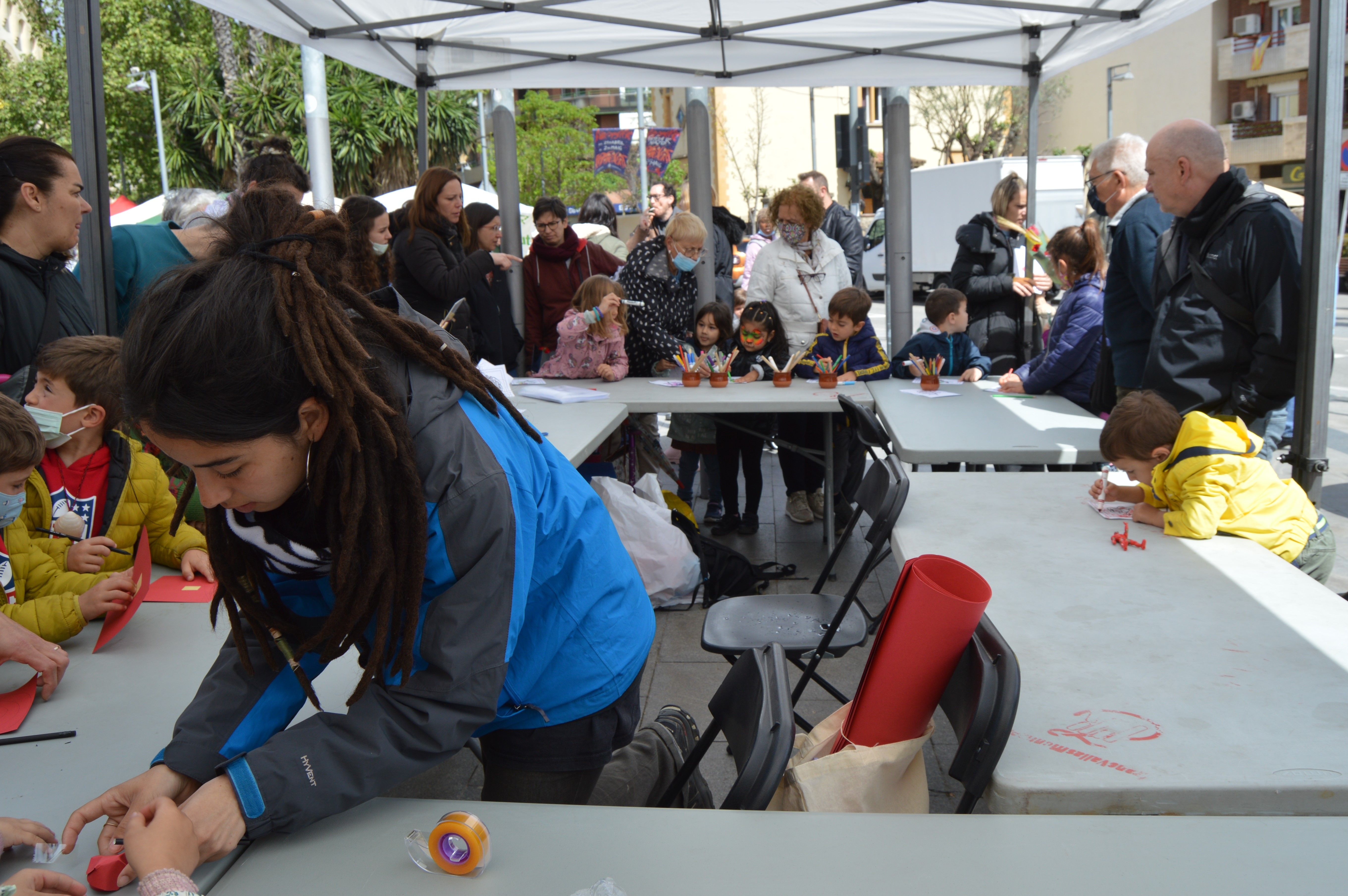 Sant Jordi 2022 a Cerdanyola del Vallès. FOTO: Nora Muñoz Otero