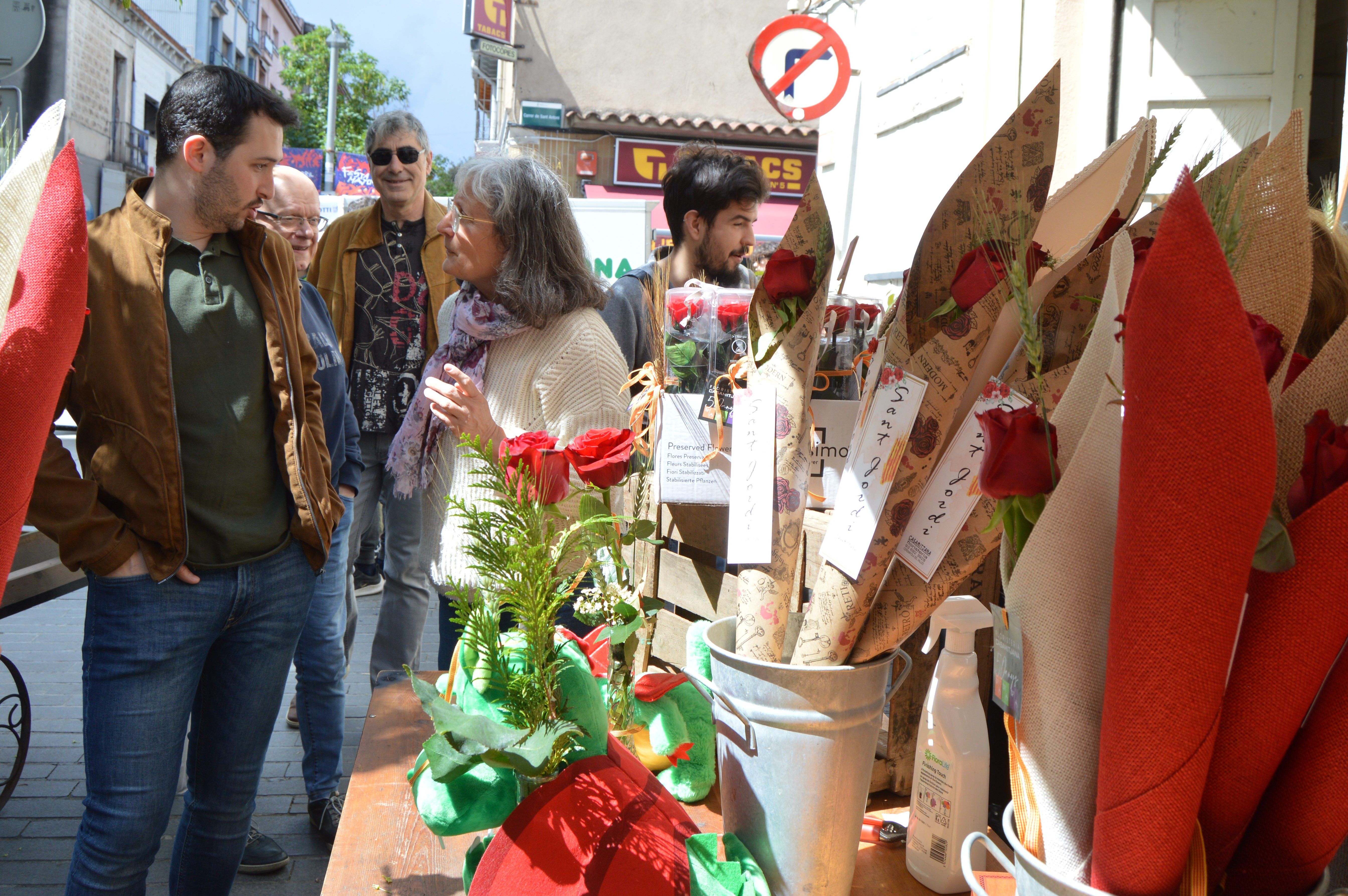 Sant Jordi 2022 a Cerdanyola del Vallès. FOTO: Nora Muñoz Otero