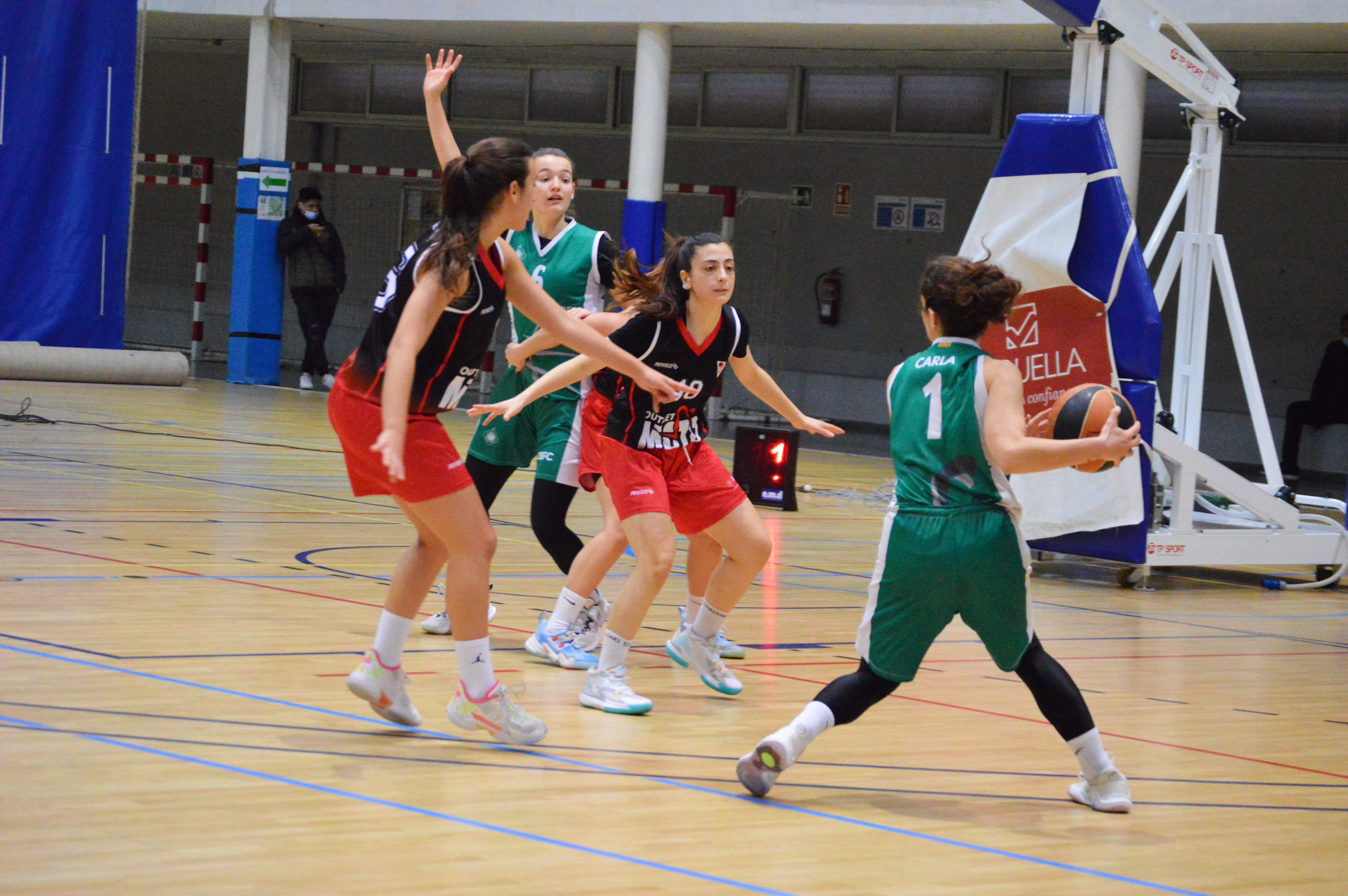 El Club Bàsquet Femení Cerdanyola en un partit de Copa Catalunya. FOTO: Nora Muñoz Otero El Club Bàsquet Femení Cerdanyola en un partit de Copa Catalunya. FOTO: Nora Muñoz Otero