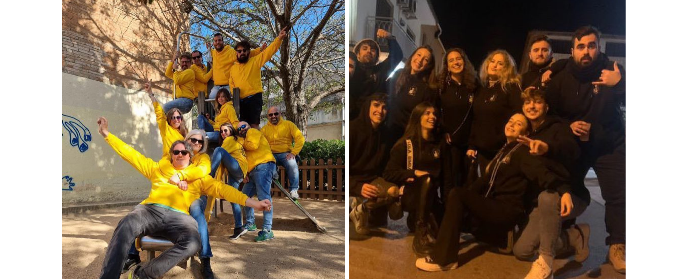 Dues de les penyes que ja s'han inscrit al concurs de La Martinada. FOTO: @la.martinada