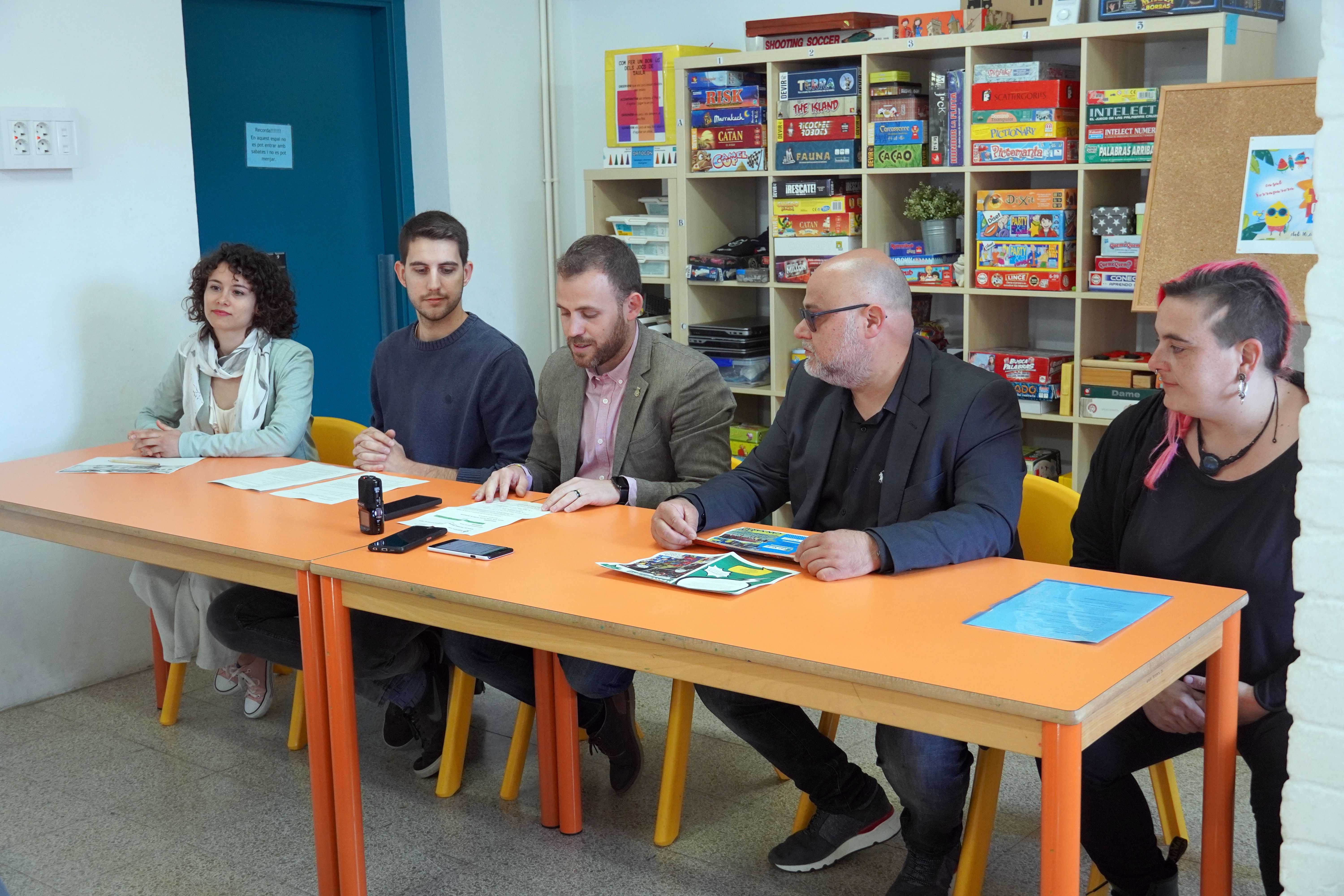 Roda de premsa de presentació dels Casal d'Estiu municipals. FOTO: Ajuntament