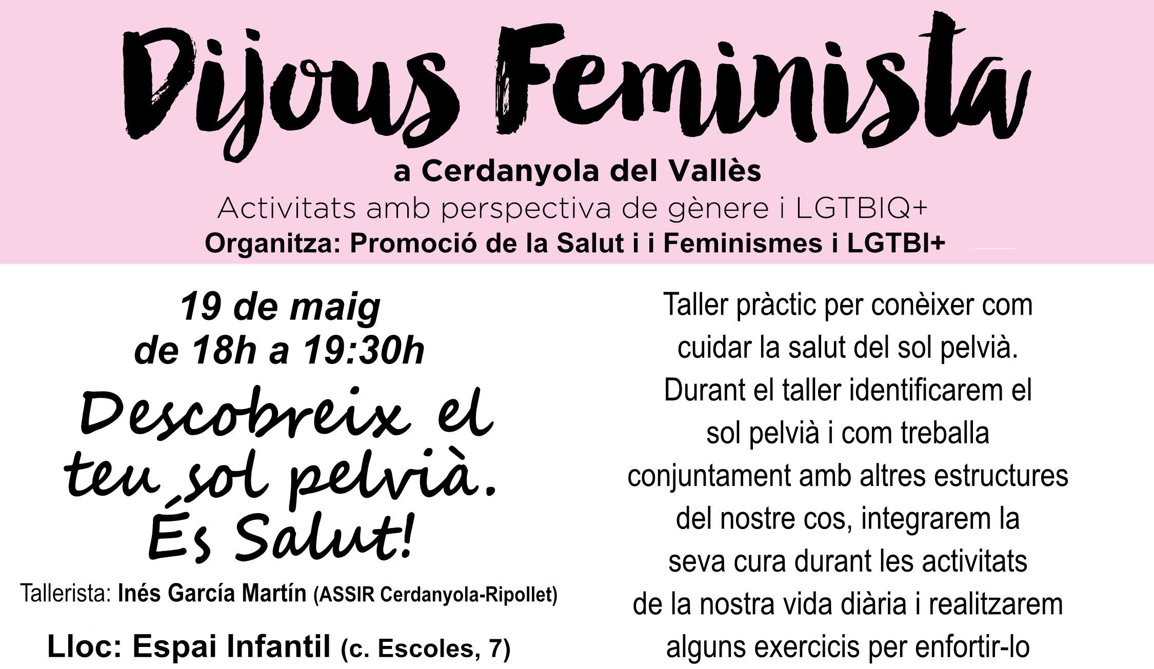 Dijous feminista maig Dijous feminista maig