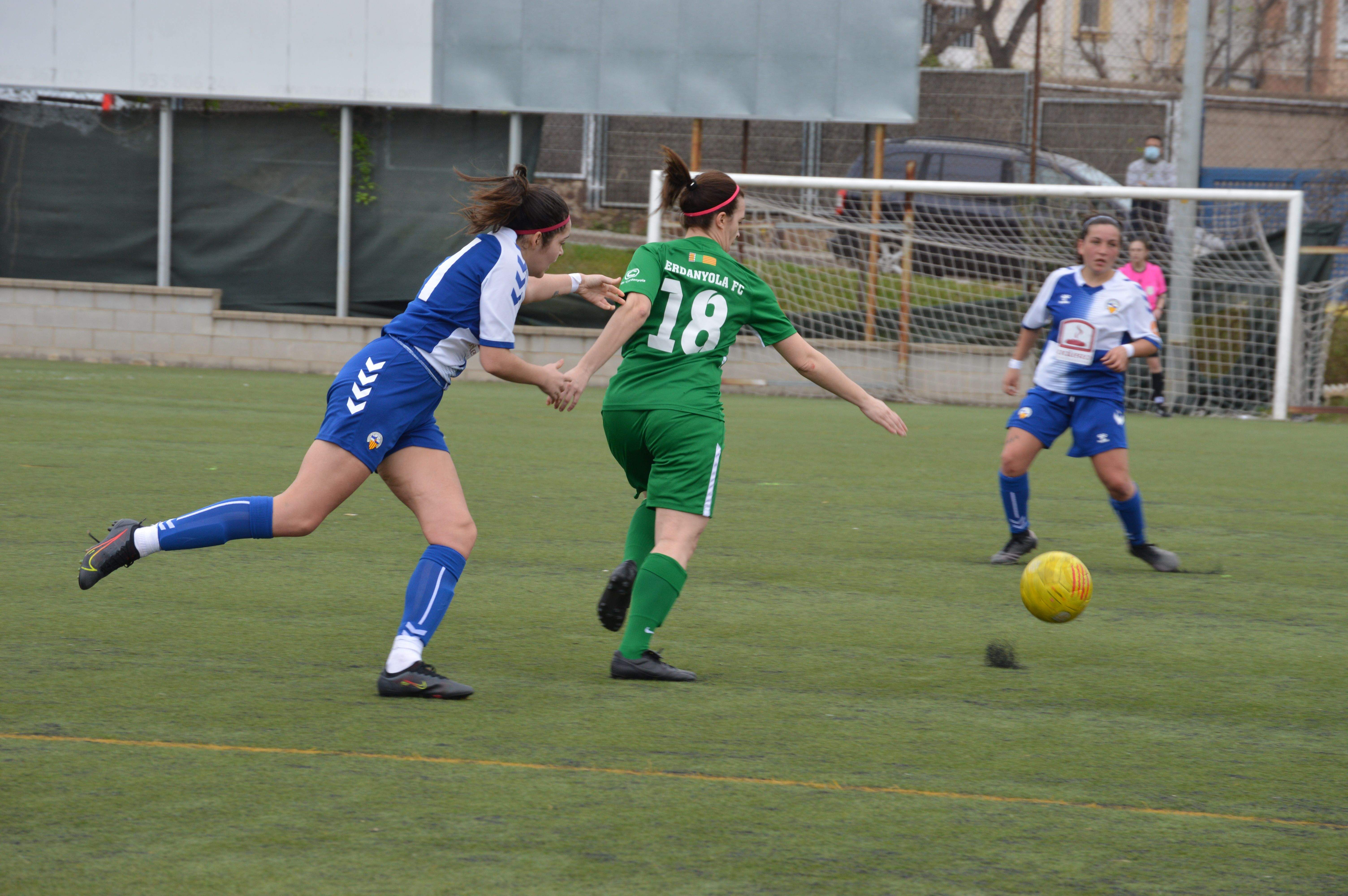 El Cerdanyola Futbol Club en un partit de Lliga Preferent. FOTO: Nora Muñoz Otero