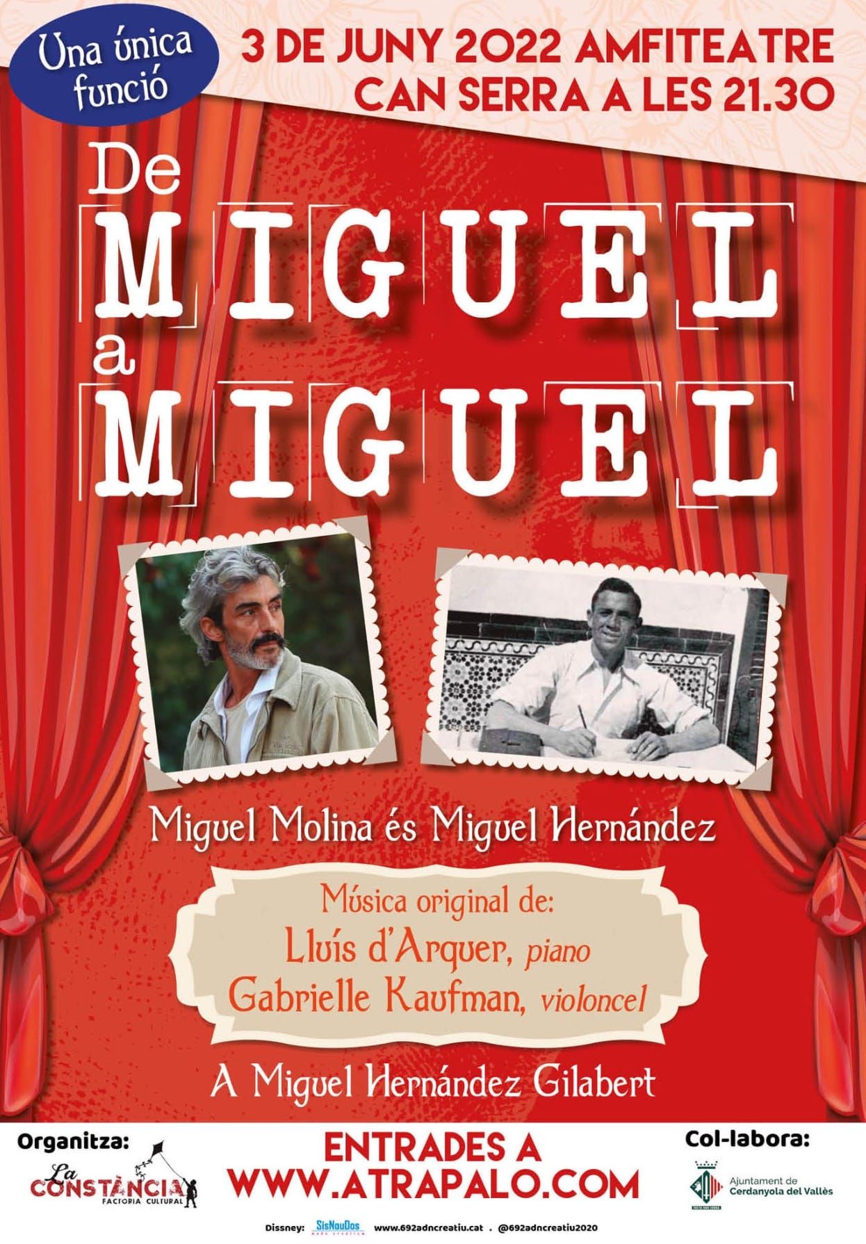Cartell 'De Miguel a Miguel' Cartell 'De Miguel a Miguel'