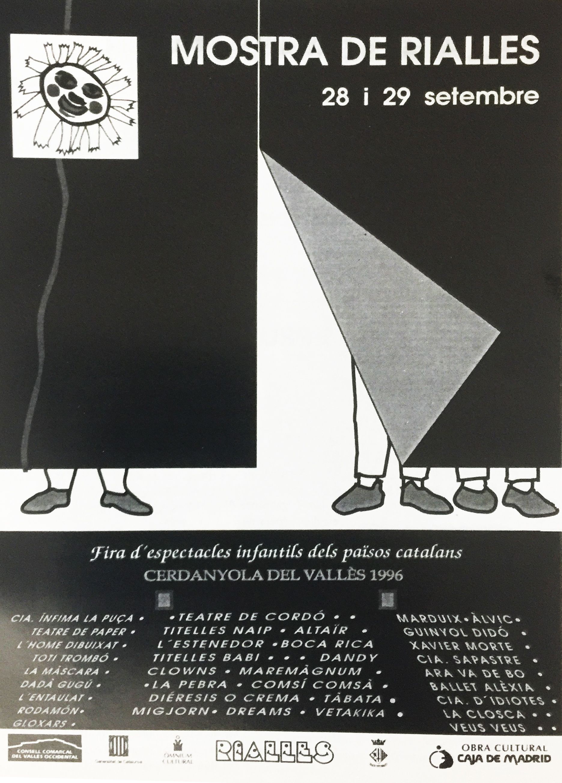 Cartell de la Mostra de Rialles, 1996. FOTO: Arxiu del TOT