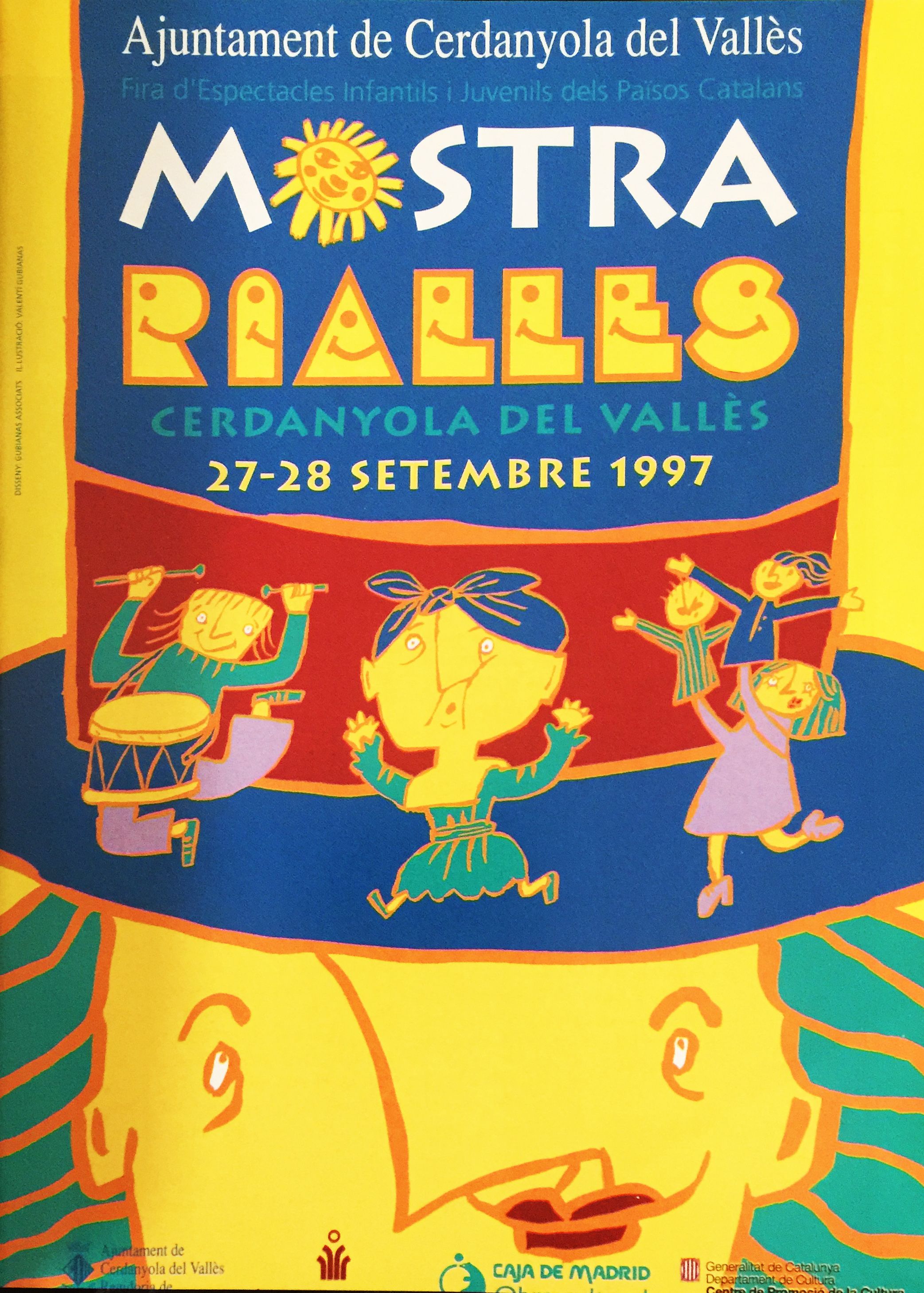 Cartell de la Mostra de Rialles a Cerdanyola, 1997. FOTO: Arxiu del TOT