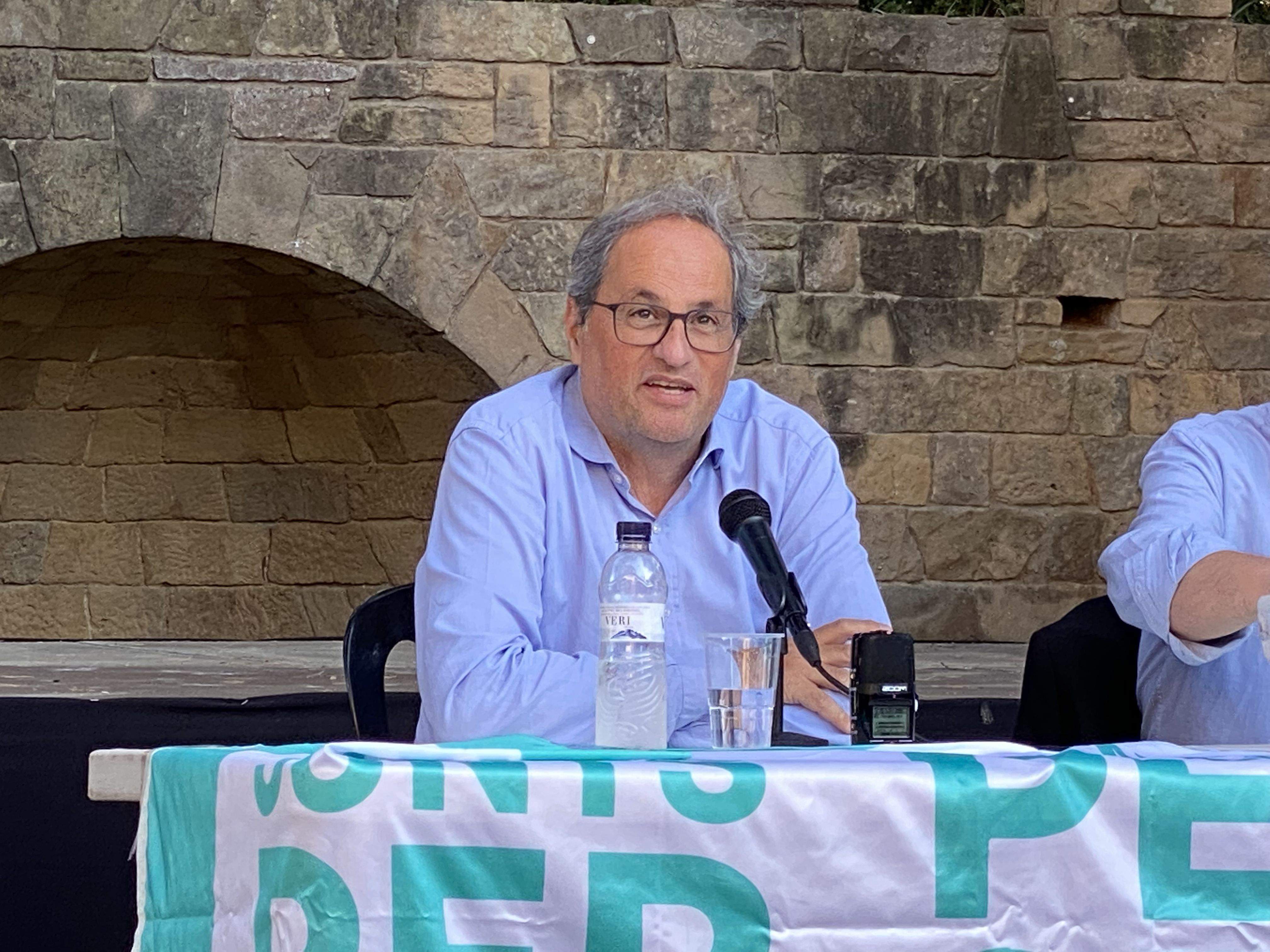 Quim Torra a Cerdanyola. FOTO: Mónica GM