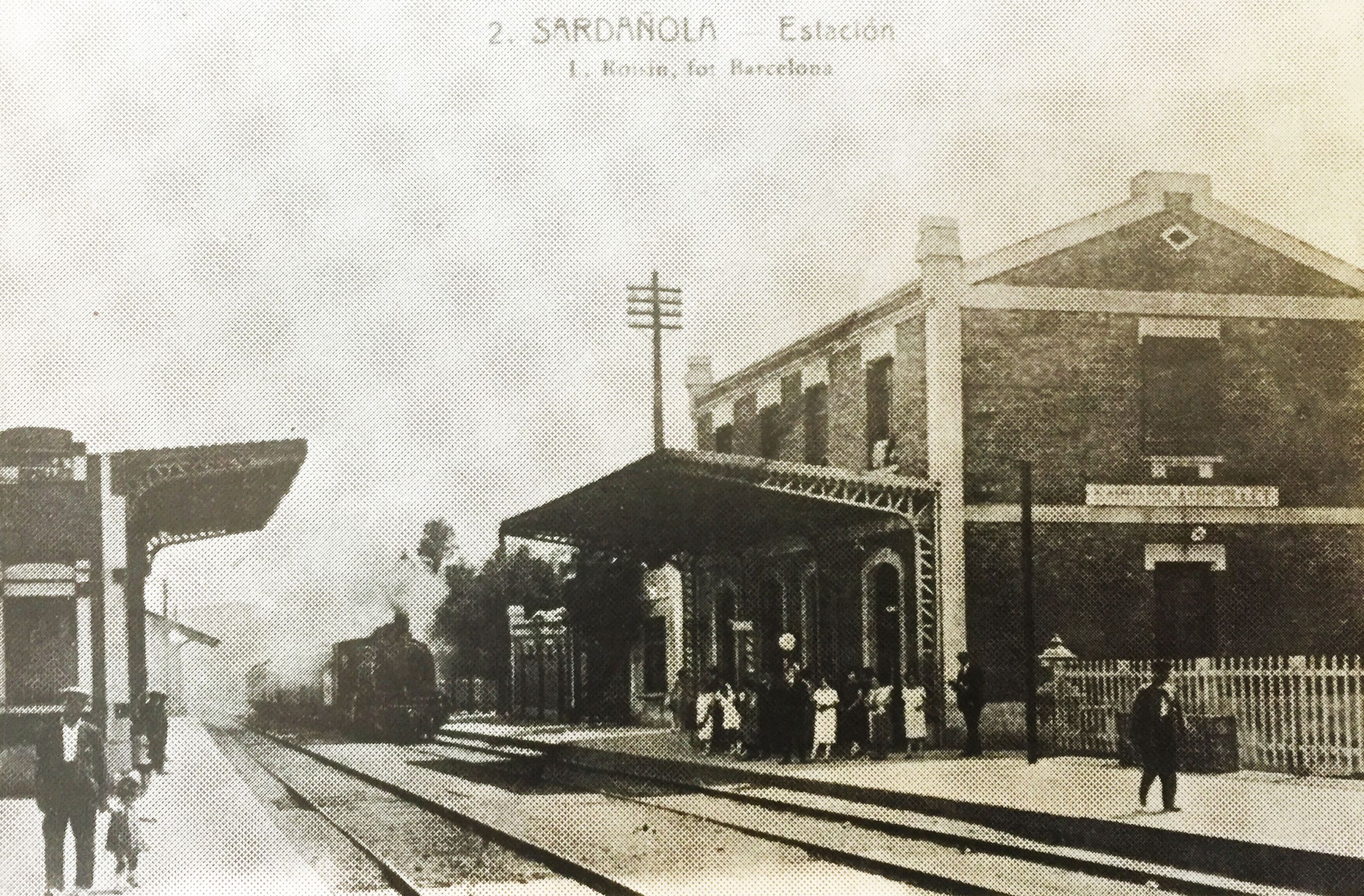 L’estació de Cerdanyola, a principis del segle XX. (TOT Cerdanyola, 10) - Cedida per Escursell