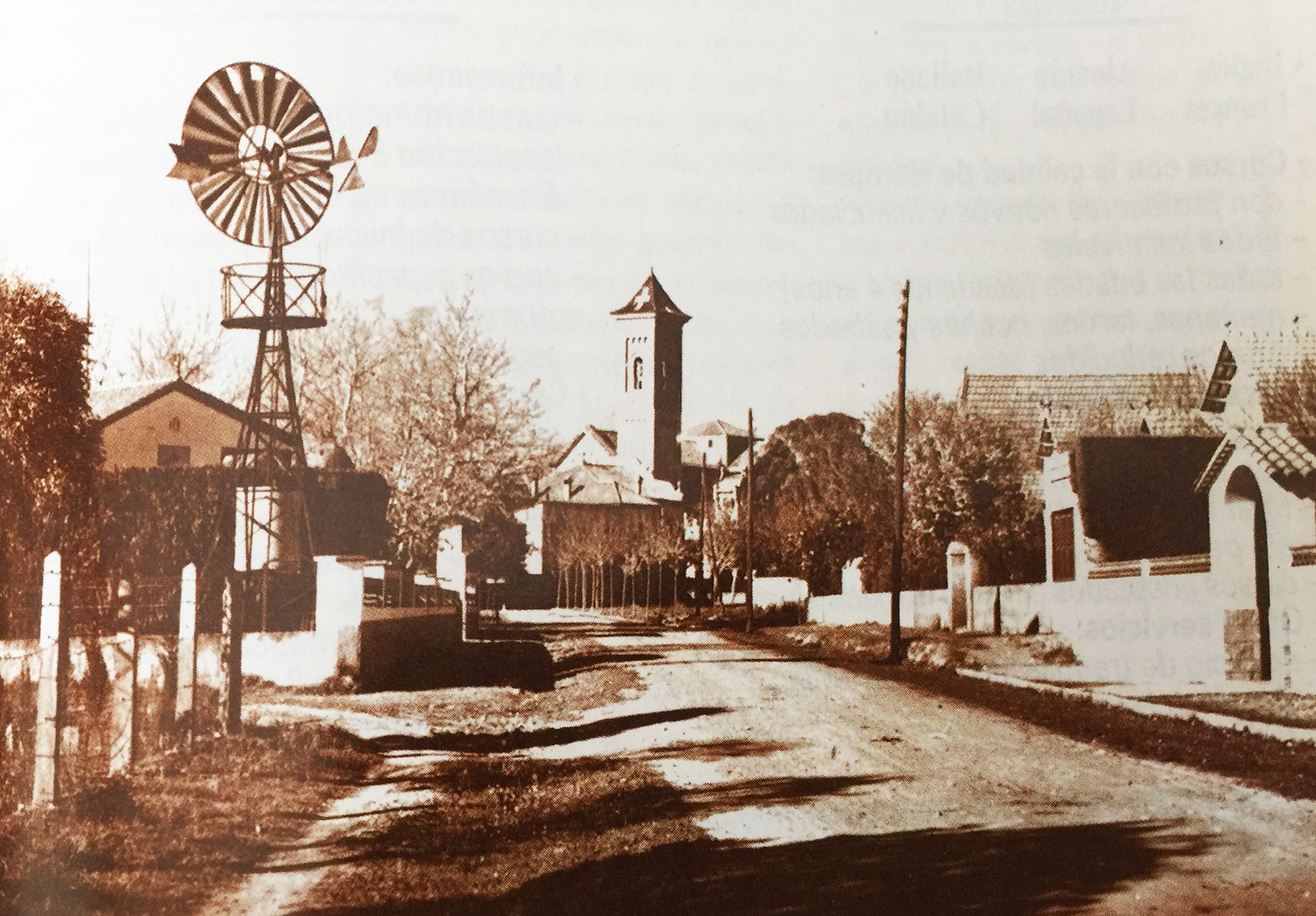 Avinguda Sant Iscle als anys 50. FOTO: Cedida per Joan Mimó i Piqué