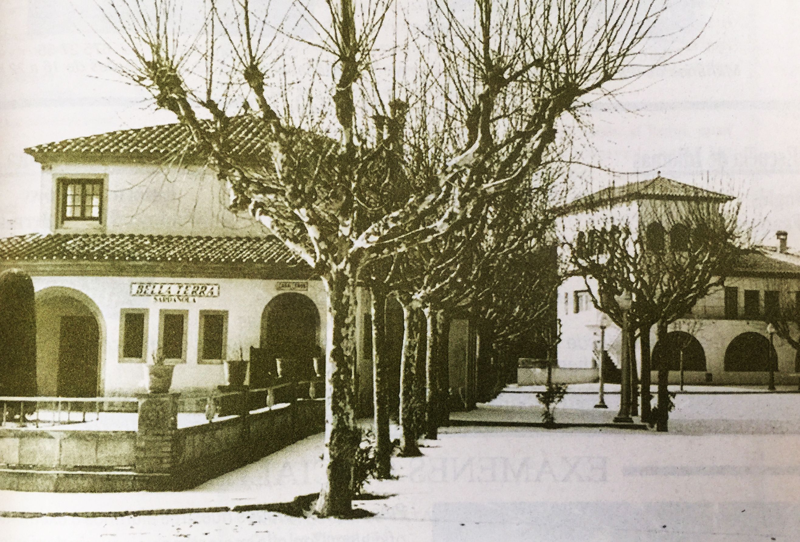Estació de trens de Bellaterra, 1950 (Cedida per Joan Mimó i Piqué)