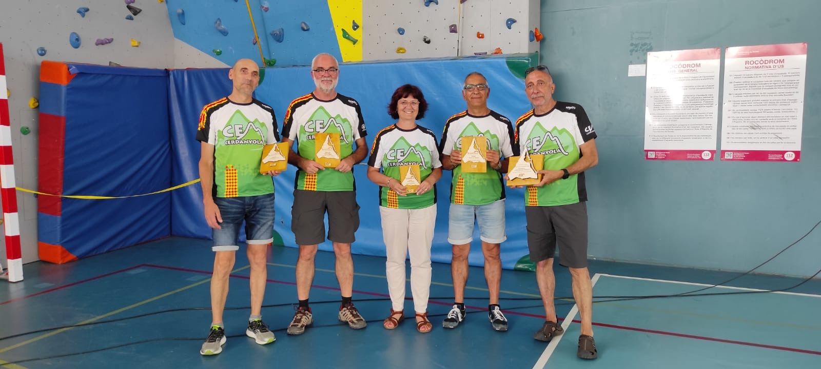 El CEM ha recollit cinc guardons a la gala '100 Cims'. FOTO: Cedida