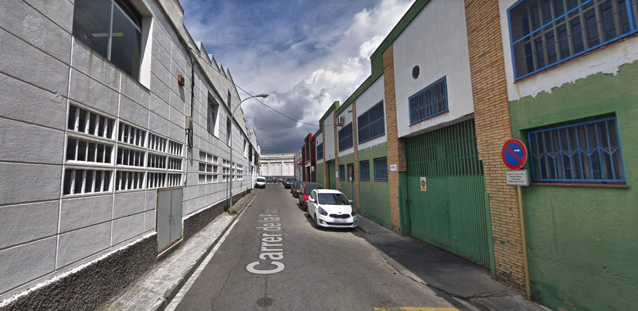 Zona del polígon industrial Xarau Santa Anna. 