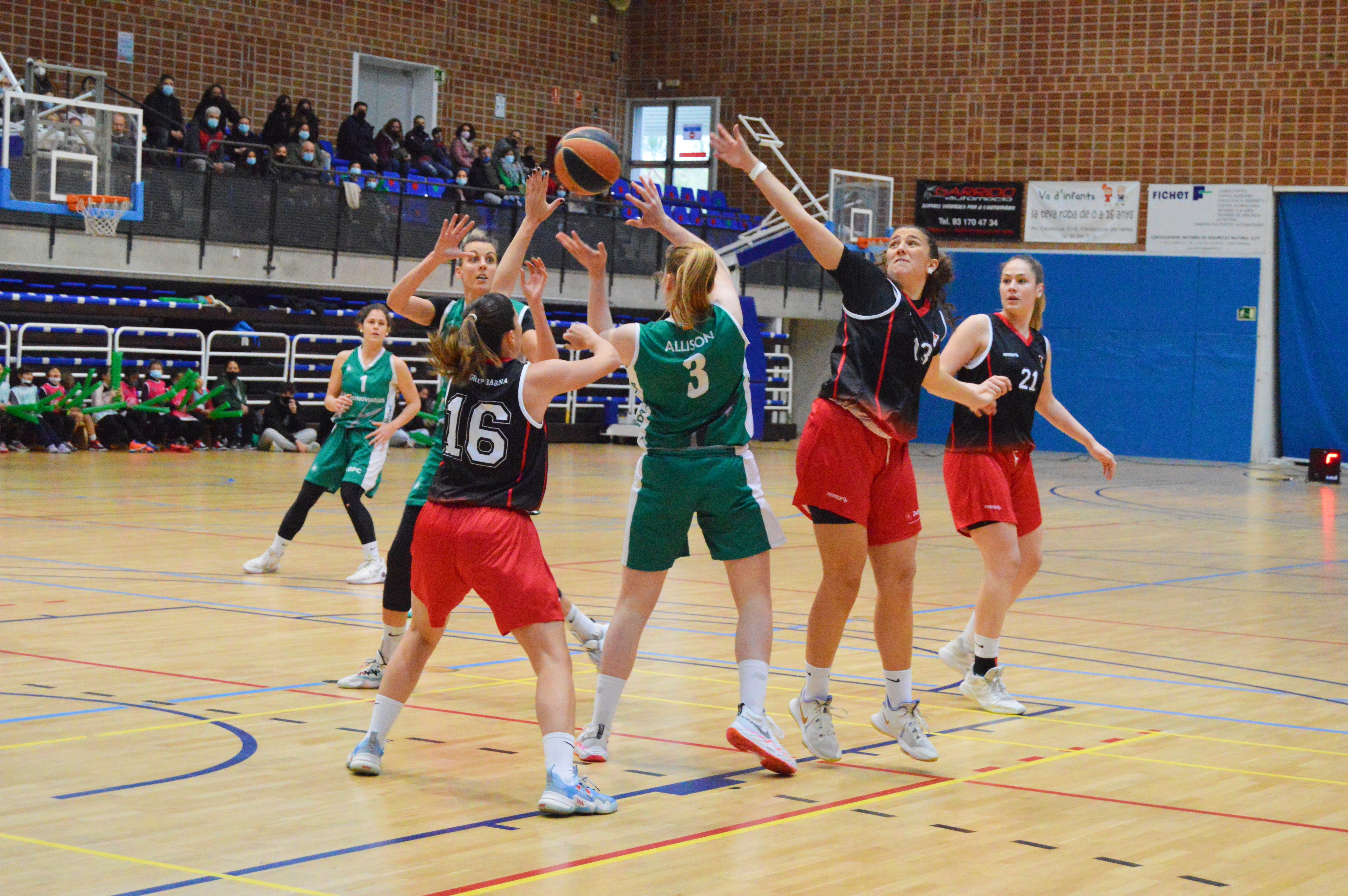 El CBF Cerdanyola en un partit de Copa Catalunya. FOTO: Nora Muñoz Otero