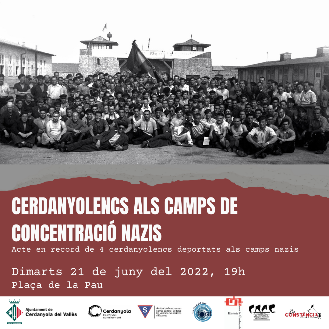 Cerdanyolencs en camps nazis. FOTO: Cedida